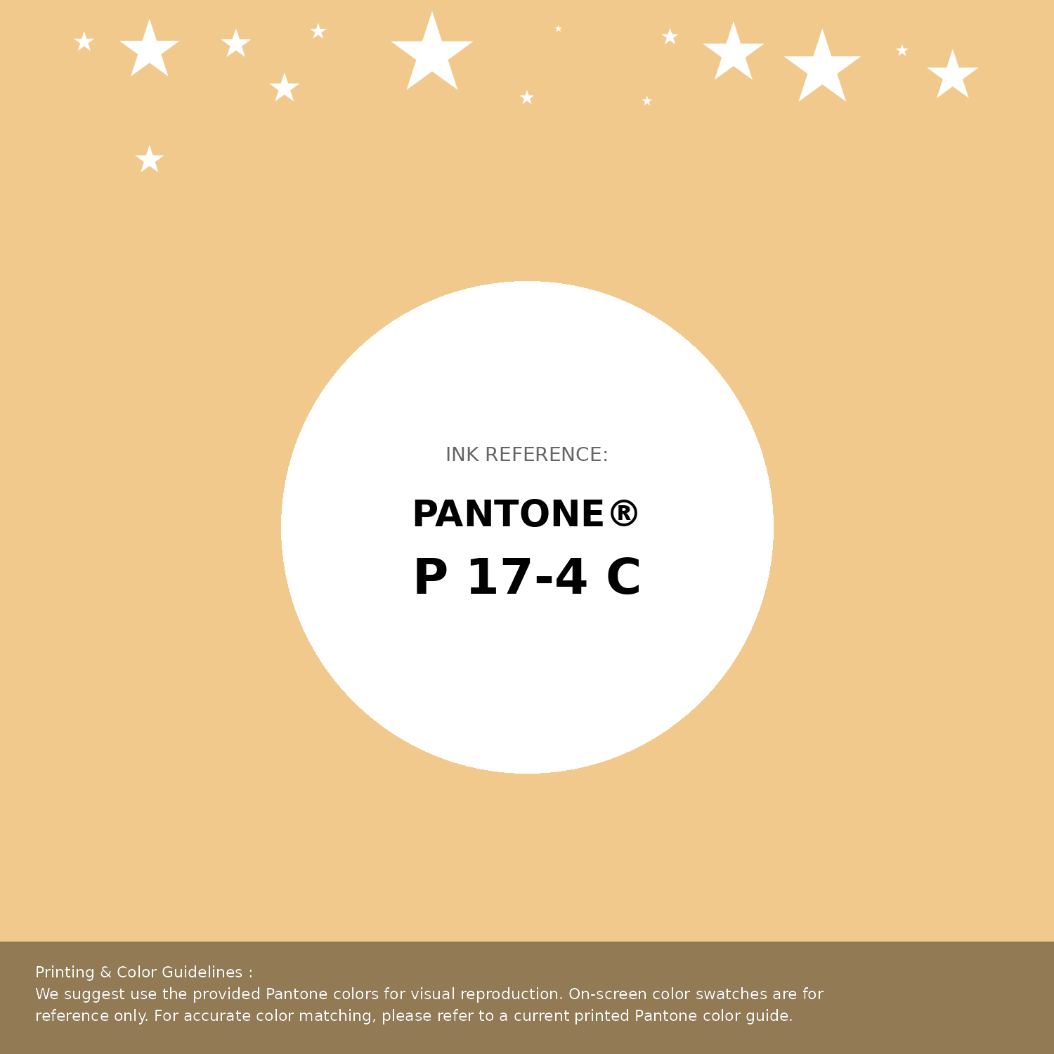 Beautiful Pantone swatch artwork featuring Pantone P 17-4 C Color | Hex color Code #f1c98c. Professional color swatch design perfect for designers and color enthusiasts. #pantone #colorswatch #designresource #f1c98c
