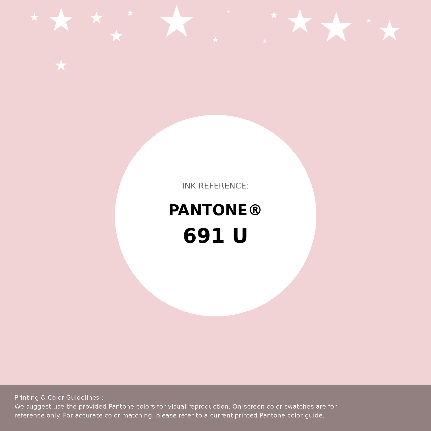 Beautiful Pantone swatch artwork featuring Pantone 691 U Color | Hex color Code #f1d3d5. Professional color swatch design perfect for designers and color enthusiasts. #pantone #colorswatch #designresource #f1d3d5