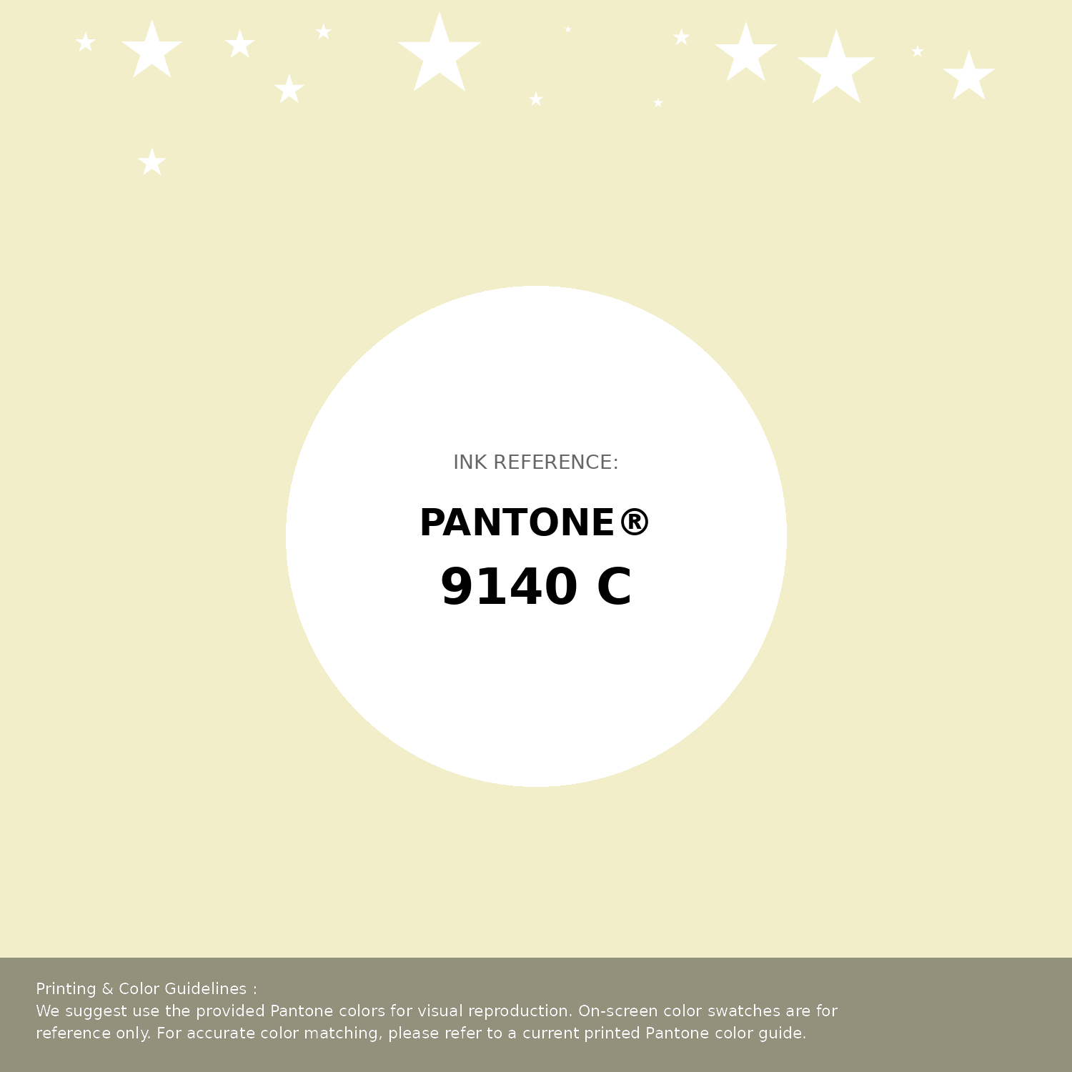 Beautiful Pantone swatch artwork featuring Pantone 9140 C Color | Hex color Code #f2eeca. Professional color swatch design perfect for designers and color enthusiasts. #pantone #colorswatch #designresource #f2eeca