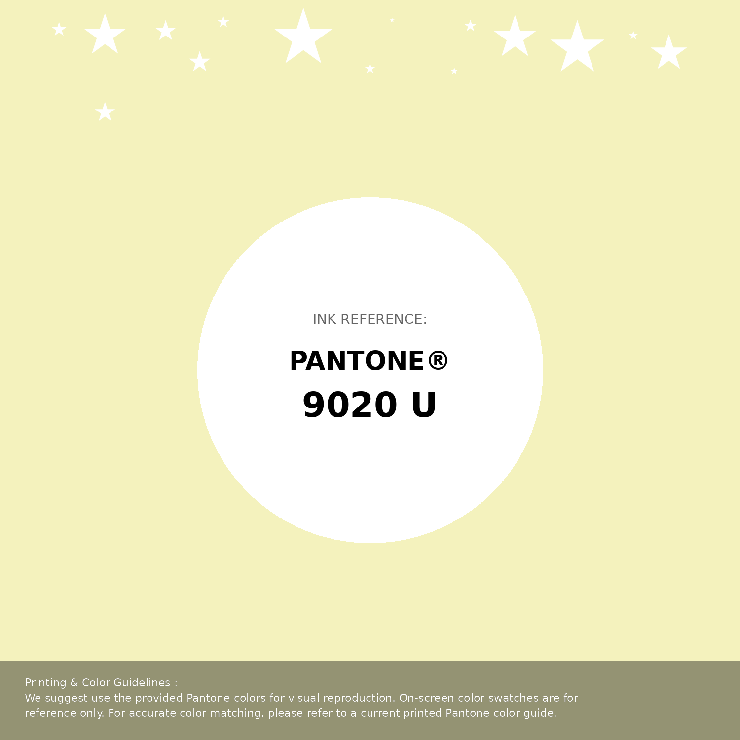 Beautiful Pantone swatch artwork featuring Pantone 9020 U Color | Hex color Code #f4f2bd. Professional color swatch design perfect for designers and color enthusiasts. #pantone #colorswatch #designresource #f4f2bd