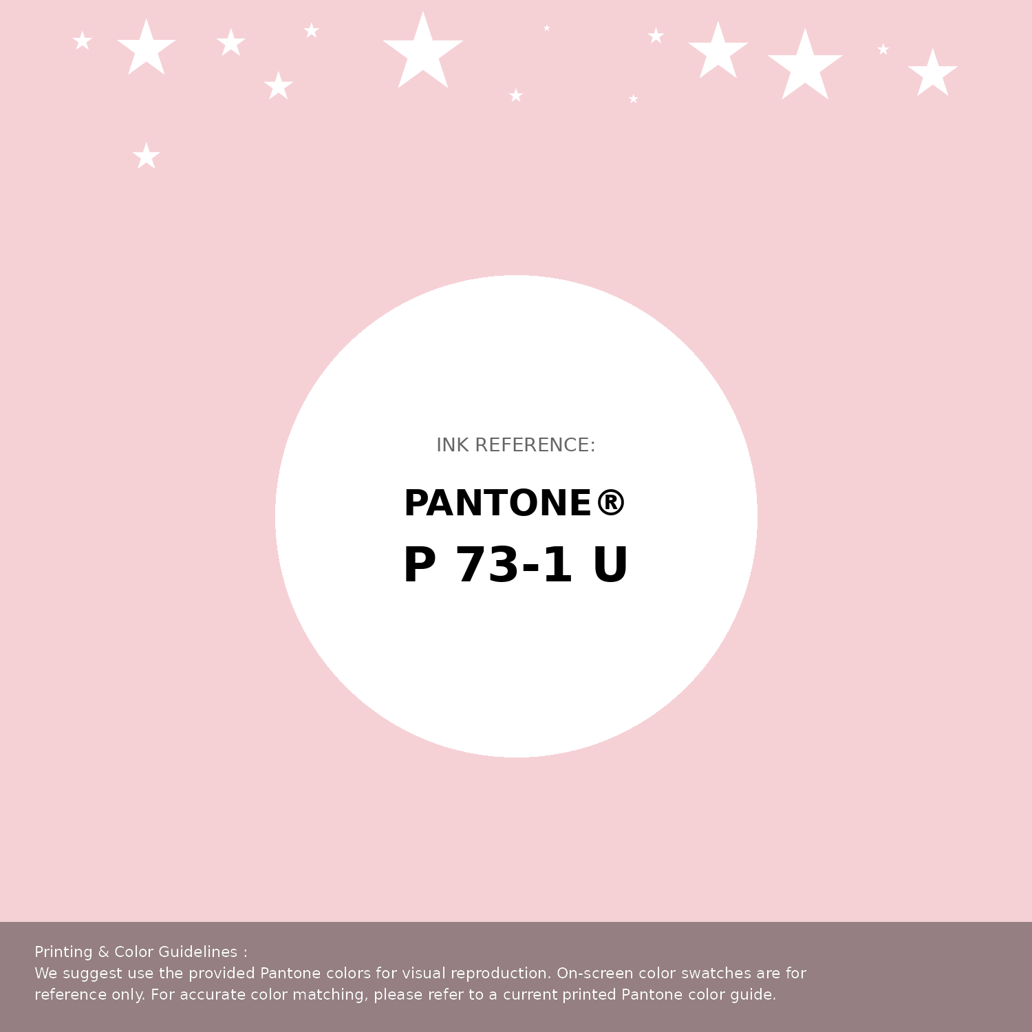 Beautiful Pantone swatch artwork featuring Pantone P 73-1 U Color | Hex color Code #f5d1d6. Professional color swatch design perfect for designers and color enthusiasts. #pantone #colorswatch #designresource #f5d1d6