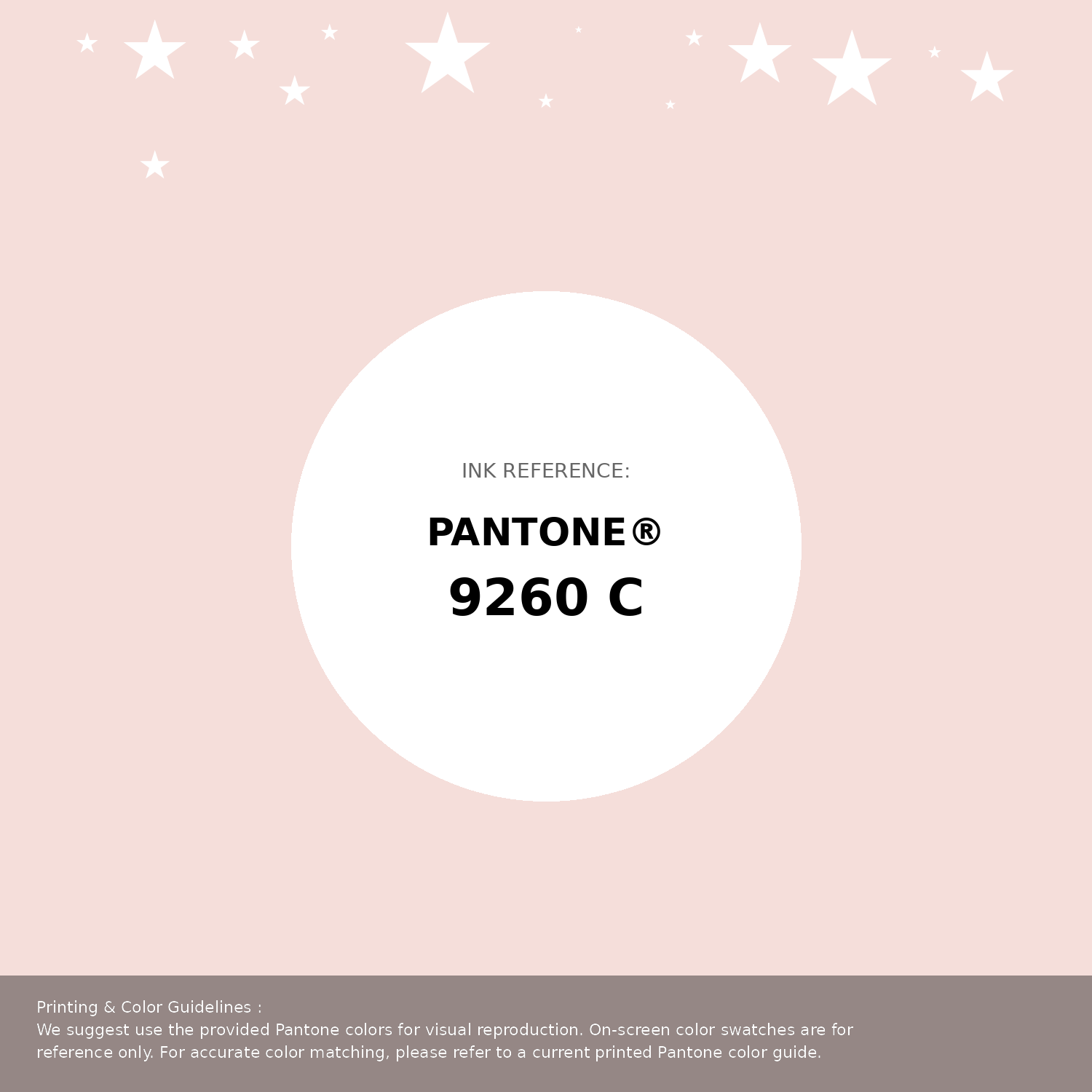 Beautiful Pantone swatch artwork featuring Pantone 9260 C Color | Hex color Code #f5deda. Professional color swatch design perfect for designers and color enthusiasts. #pantone #colorswatch #designresource #f5deda