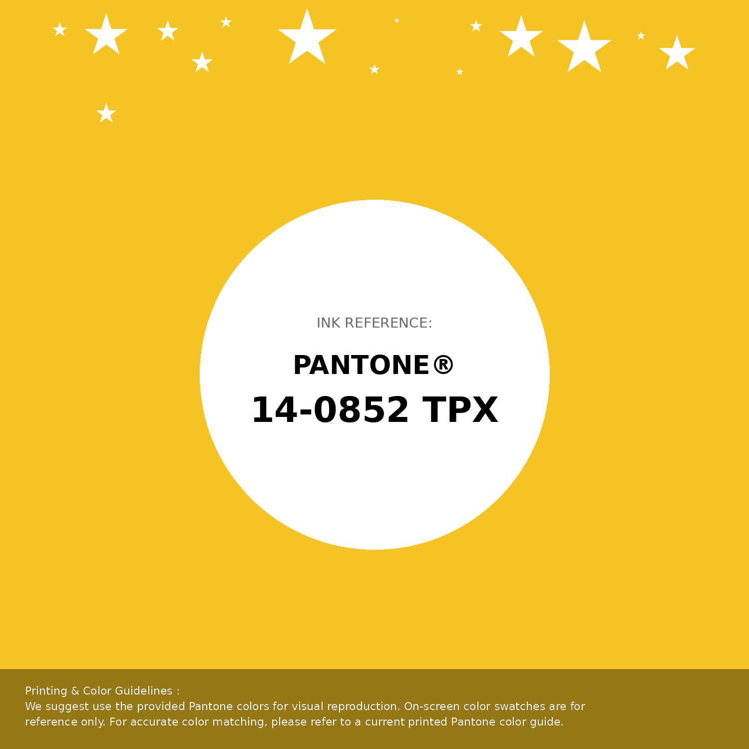Hex Color #f6c324 | Printing Match PANTONE 14-0852 TPX | Color