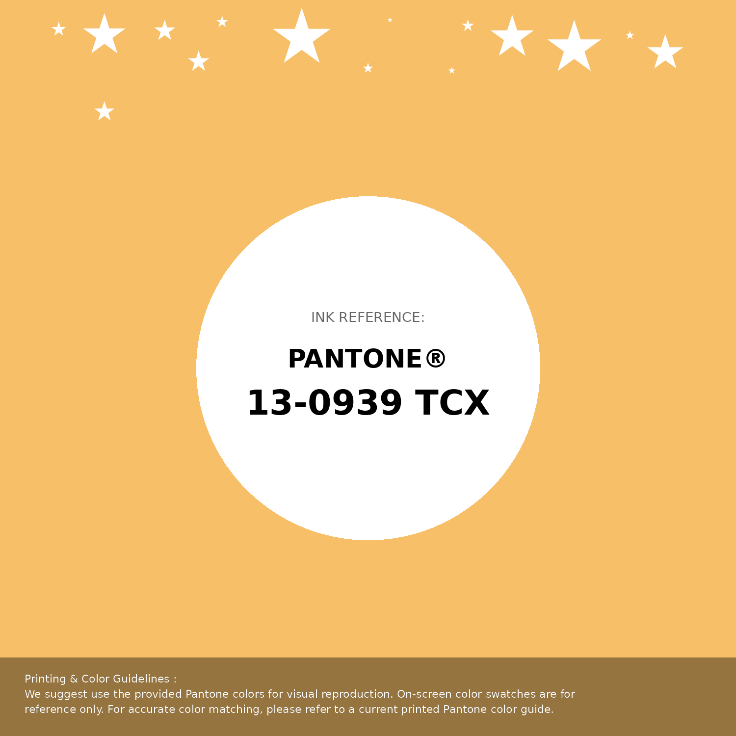 Beautiful Pantone swatch artwork featuring Pantone 13-0939 Tcx Golden Cream Color | Hex color Code #f7bf68. Professional color swatch design perfect for designers and color enthusiasts. #pantone #colorswatch #designresource #f7bf68