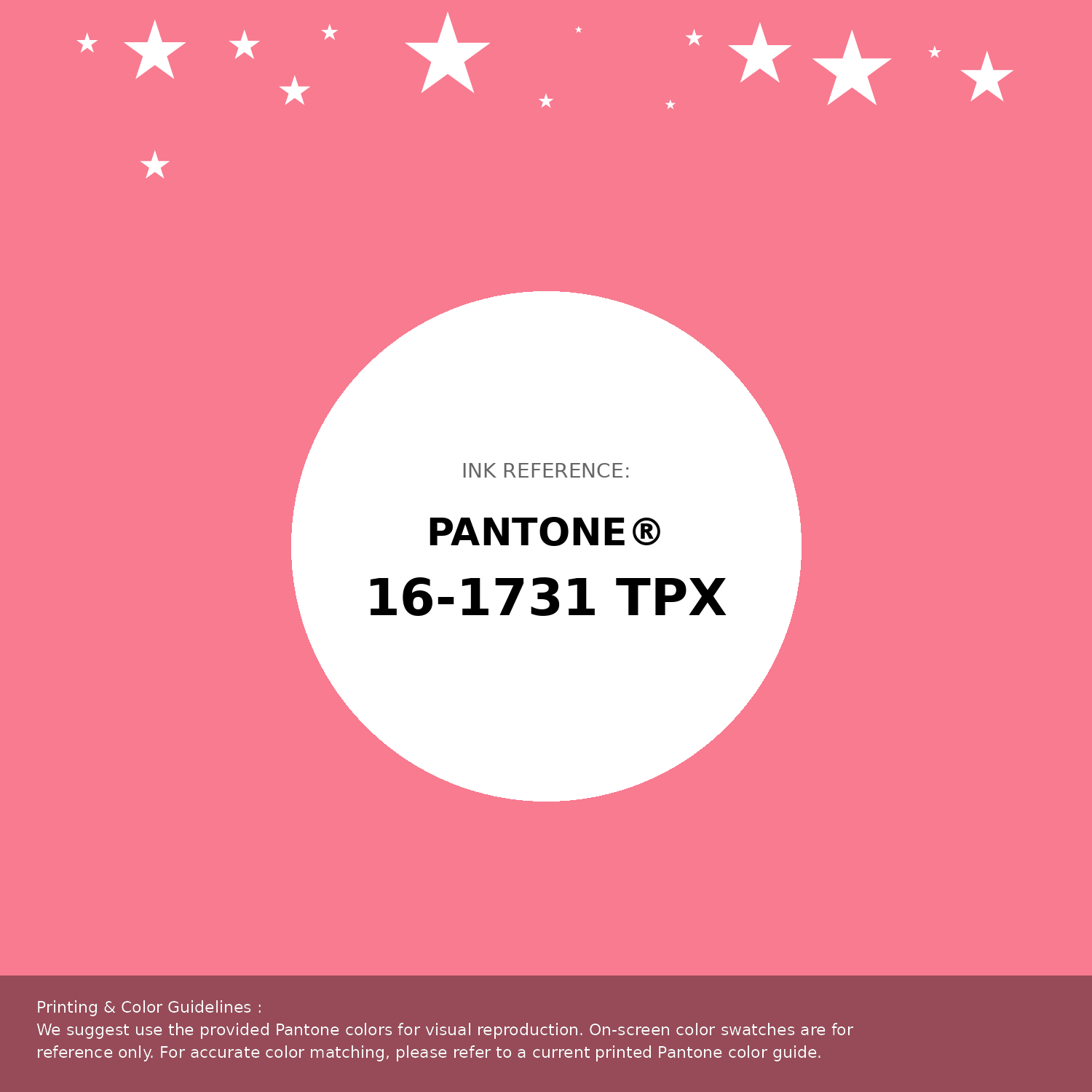 Beautiful Pantone swatch artwork featuring Pantone 16-1731 Tpx Strawberry Pink Color | Hex color Code #f87b90. Professional color swatch design perfect for designers and color enthusiasts. #pantone #colorswatch #designresource #f87b90