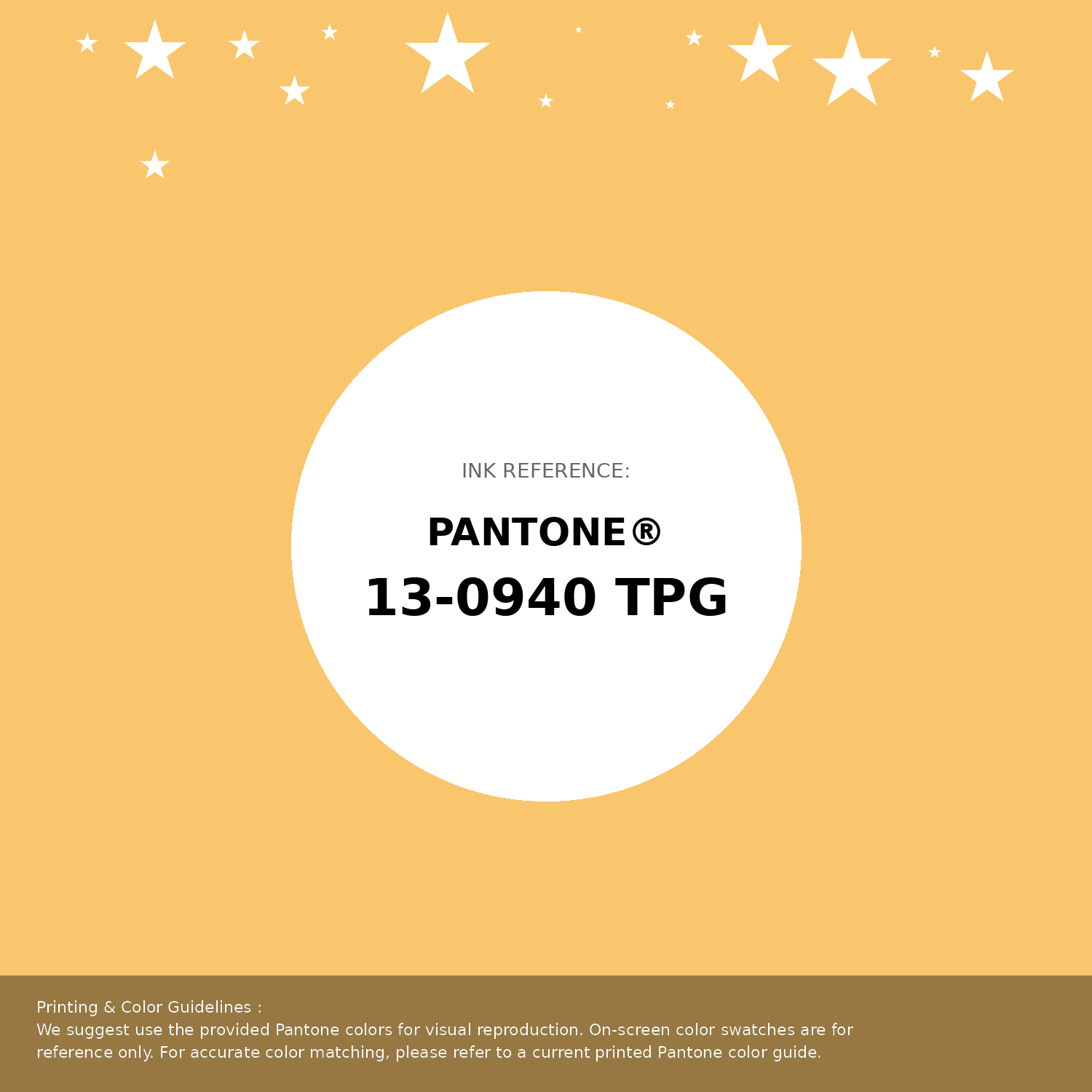 Beautiful Pantone swatch artwork featuring Pantone 13-0940 Tpg Sunset Gold Color | Hex color Code #f9c66d. Professional color swatch design perfect for designers and color enthusiasts. #pantone #colorswatch #designresource #f9c66d