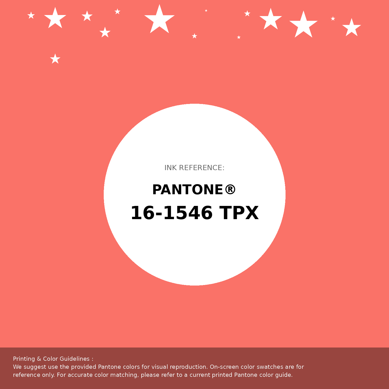 Beautiful Pantone swatch artwork featuring Pantone 16-1546 Tpx Living Coral Color | Hex color Code #fa7268. Professional color swatch design perfect for designers and color enthusiasts. #pantone #colorswatch #designresource #fa7268