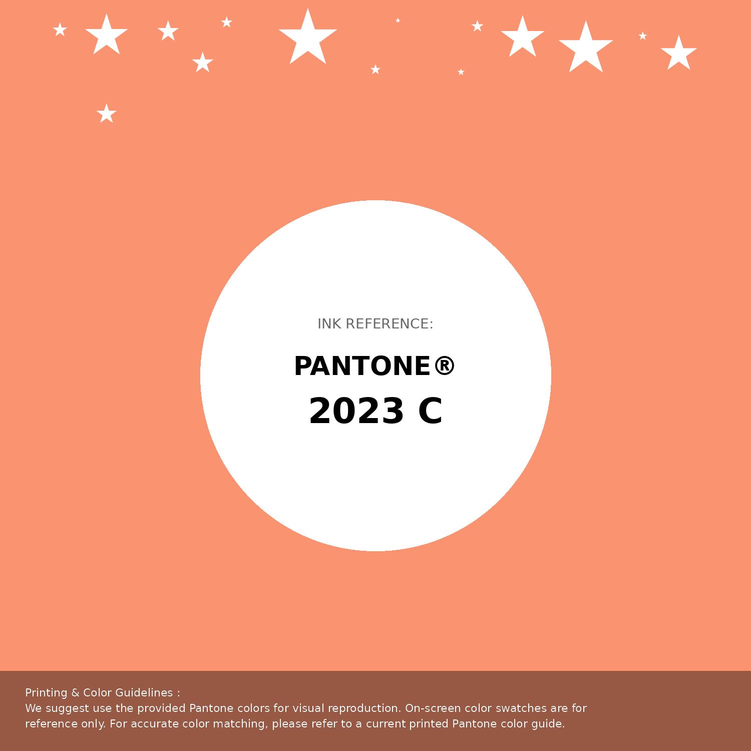 Beautiful Pantone swatch artwork featuring Pantone 2023 C Color | Hex color Code #fa9370. Professional color swatch design perfect for designers and color enthusiasts. #pantone #colorswatch #designresource #fa9370