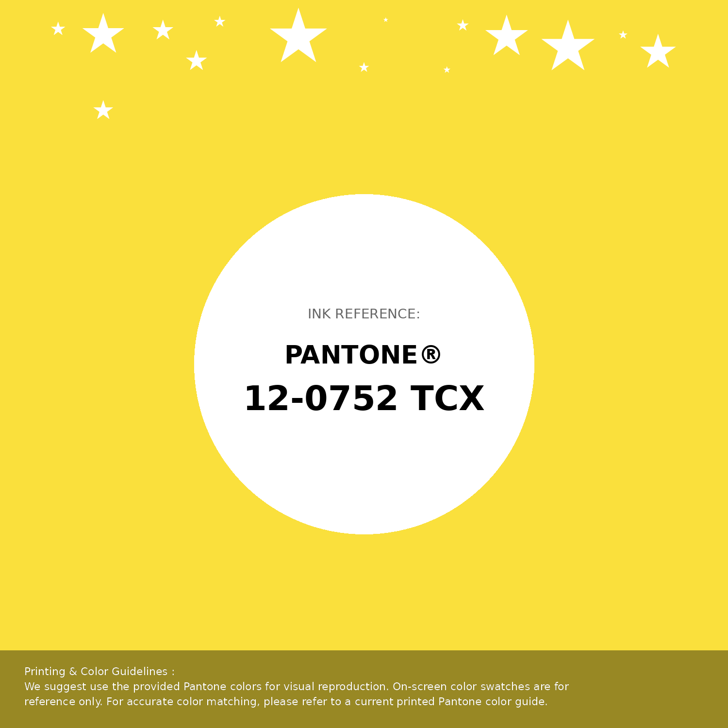 Beautiful Pantone swatch artwork featuring Pantone 12-0752 Tcx Buttercup Color | Hex color Code #fae03c. Professional color swatch design perfect for designers and color enthusiasts. #pantone #colorswatch #designresource #fae03c