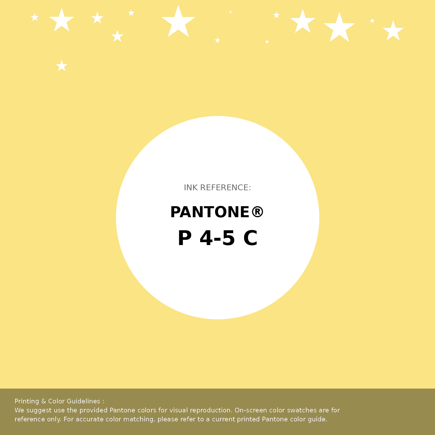 Beautiful Pantone swatch artwork featuring Pantone P 4-5 C Color | Hex color Code #fae484. Professional color swatch design perfect for designers and color enthusiasts. #pantone #colorswatch #designresource #fae484