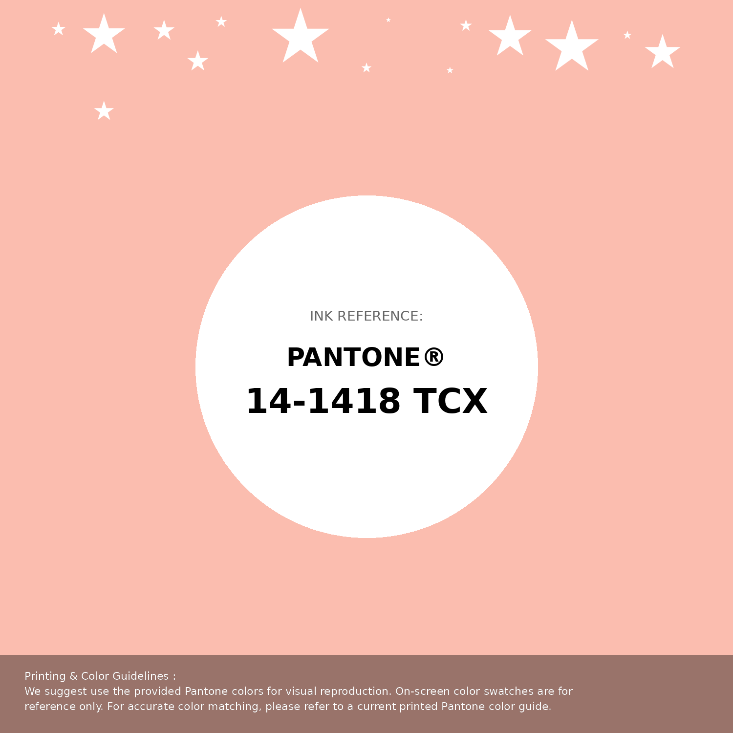 Beautiful Pantone swatch artwork featuring Pantone 14-1418 Tcx Peach Melba Color | Hex color Code #fbbdaf. Professional color swatch design perfect for designers and color enthusiasts. #pantone #colorswatch #designresource #fbbdaf