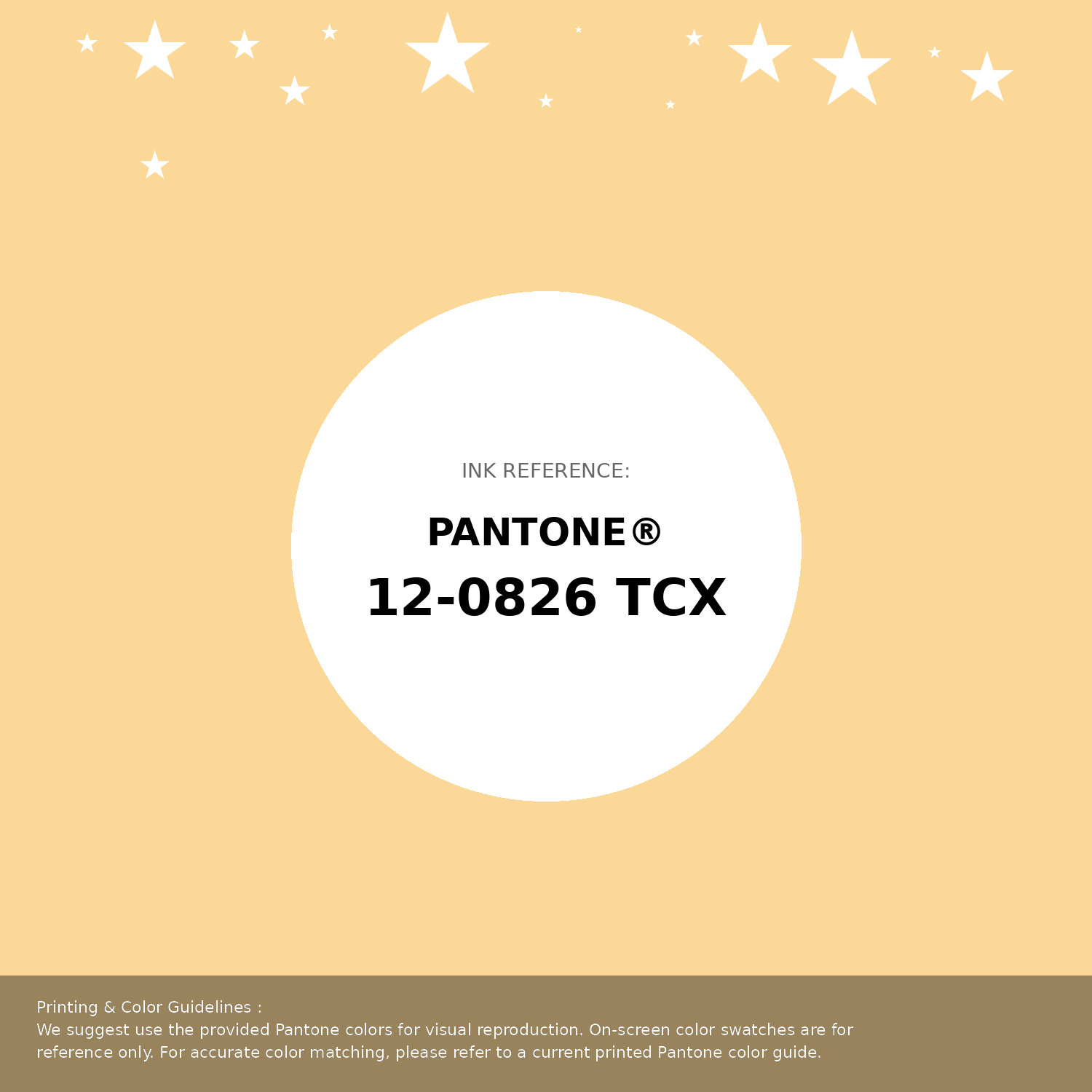 Golden Haze | Printing Match PANTONE 12-0826 TCX | Color conversion ...