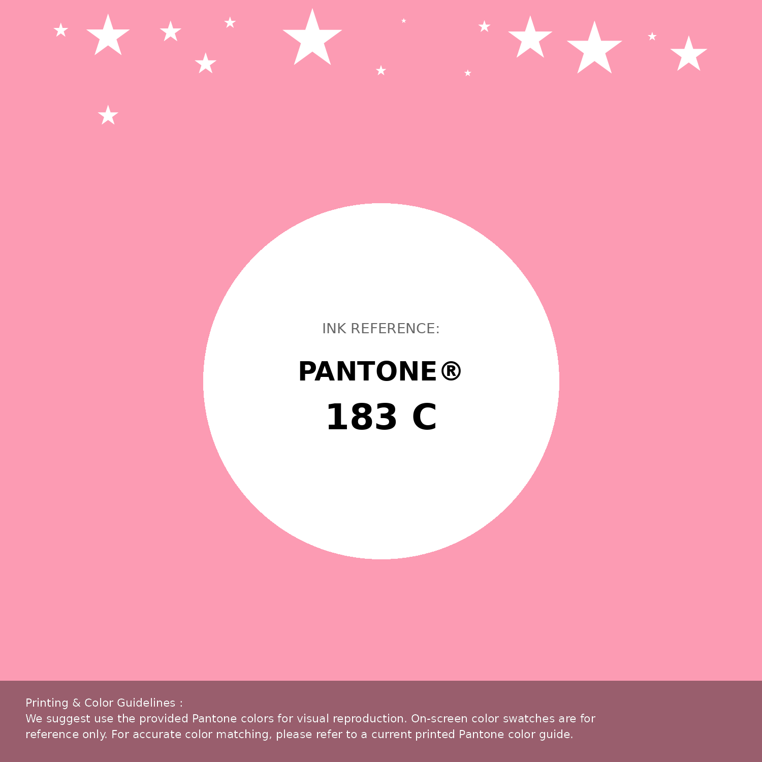 Beautiful Pantone swatch artwork featuring Pantone 183 C Color | Hex color Code #fc9bb3. Professional color swatch design perfect for designers and color enthusiasts. #pantone #colorswatch #designresource #fc9bb3