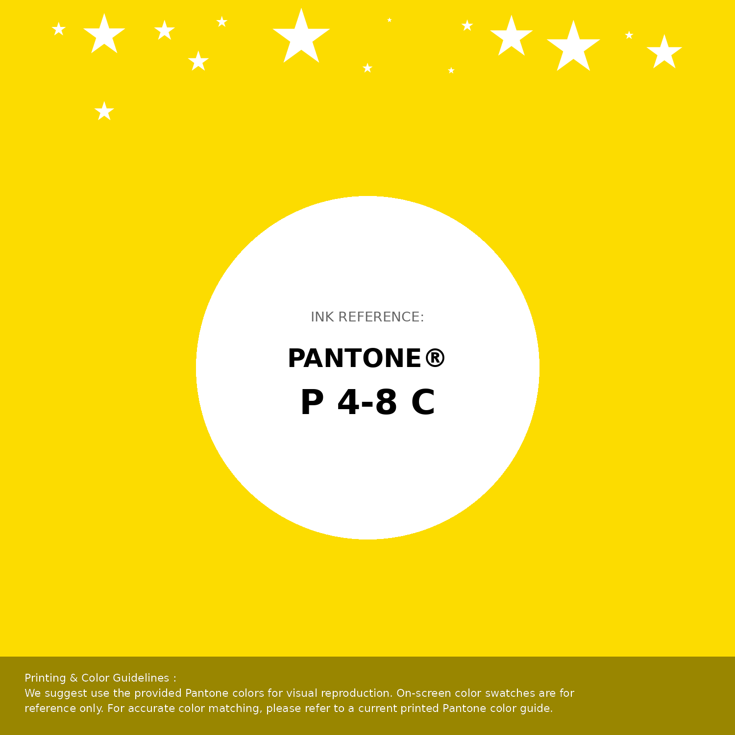 Beautiful Pantone swatch artwork featuring Pantone P 4-8 C Color | Hex color Code #fcdc00. Professional color swatch design perfect for designers and color enthusiasts. #pantone #colorswatch #designresource #fcdc00