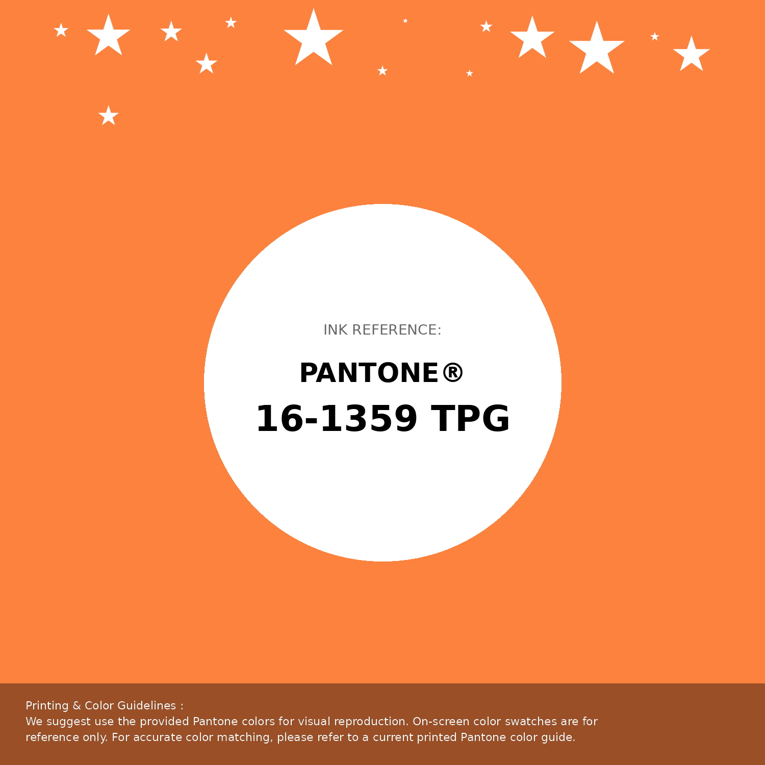Beautiful Pantone swatch artwork featuring Pantone 16-1359 Tpg Orange Peel Color | Hex color Code #fd823e. Professional color swatch design perfect for designers and color enthusiasts. #pantone #colorswatch #designresource #fd823e