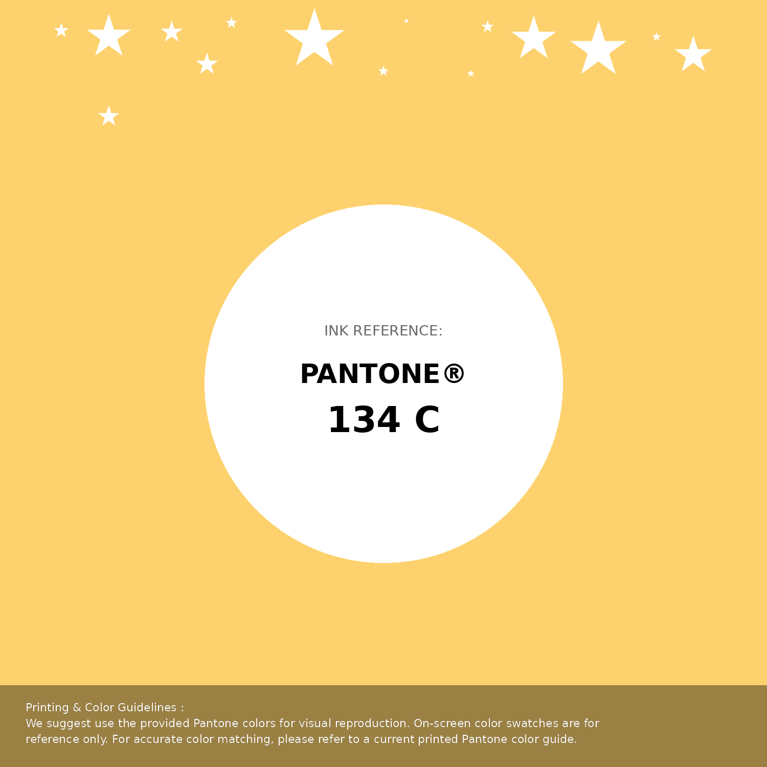 Beautiful Pantone swatch artwork featuring Pantone 134 C Color | Hex color Code #fdd26e. Professional color swatch design perfect for designers and color enthusiasts. #pantone #colorswatch #designresource #fdd26e
