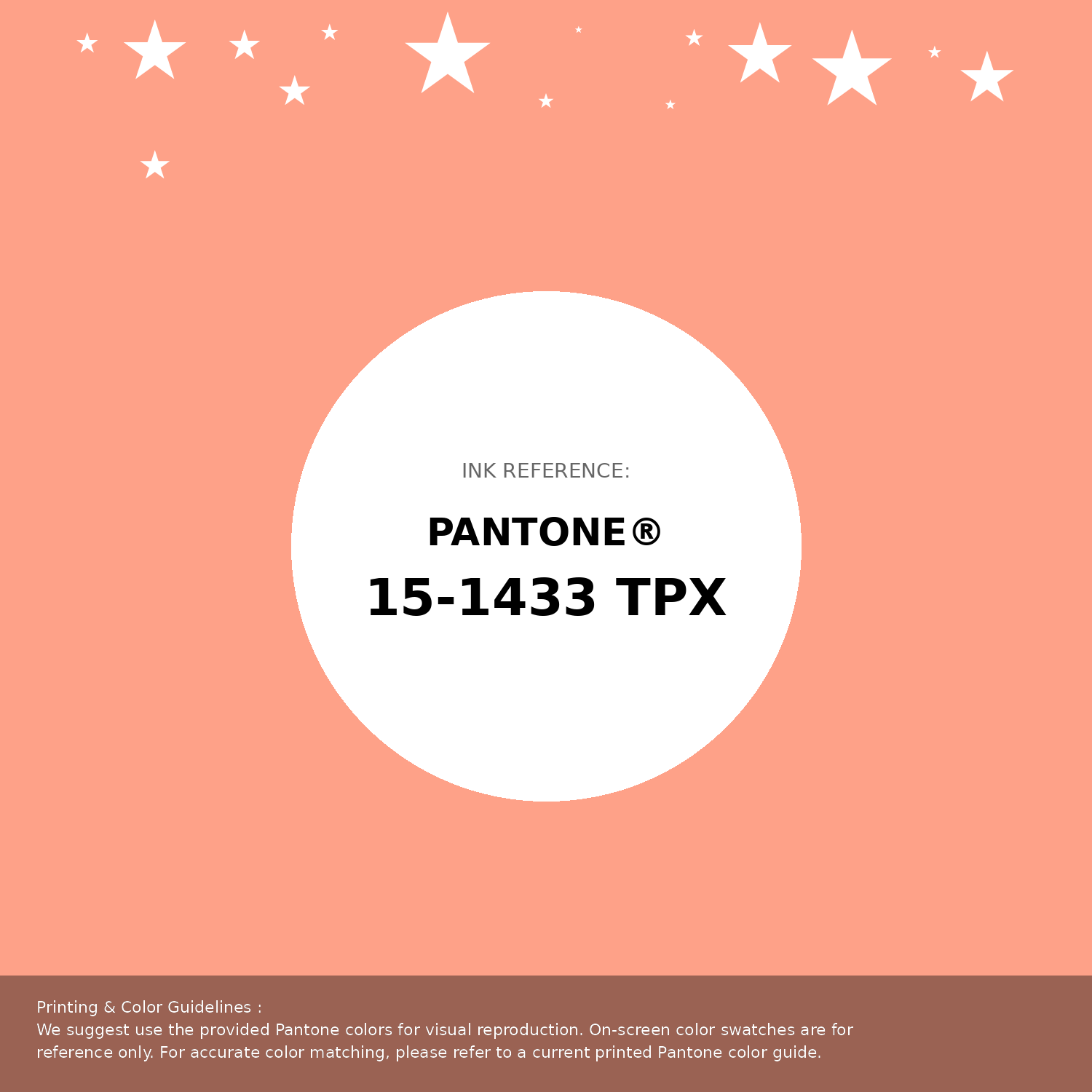Beautiful Pantone swatch artwork featuring Pantone 15-1433 Tpx Papaya Punch Color | Hex color Code #fea188. Professional color swatch design perfect for designers and color enthusiasts. #pantone #colorswatch #designresource #fea188