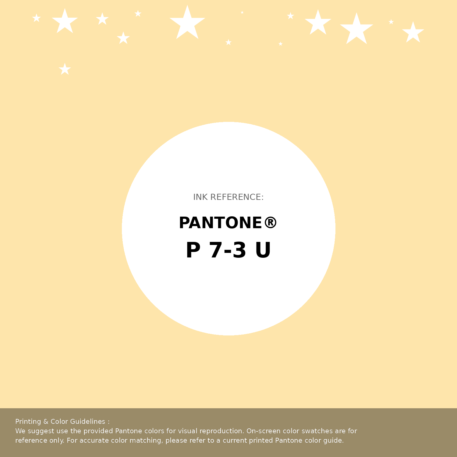 Beautiful Pantone swatch artwork featuring Pantone P 7-3 U Color | Hex color Code #fee5ab. Professional color swatch design perfect for designers and color enthusiasts. #pantone #colorswatch #designresource #fee5ab