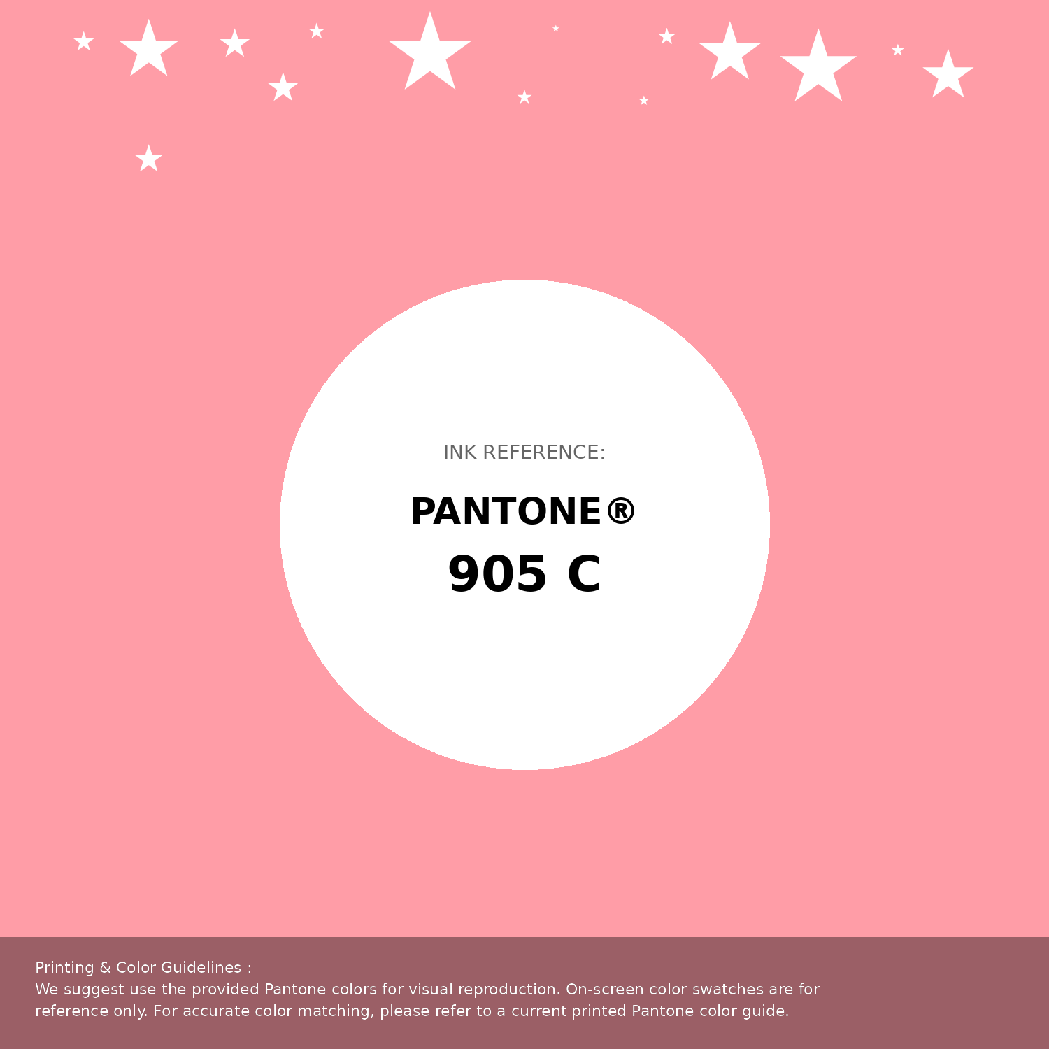 Beautiful Pantone swatch artwork featuring Pantone 905 C Color | Hex color Code #ff9da7. Professional color swatch design perfect for designers and color enthusiasts. #pantone #colorswatch #designresource #ff9da7