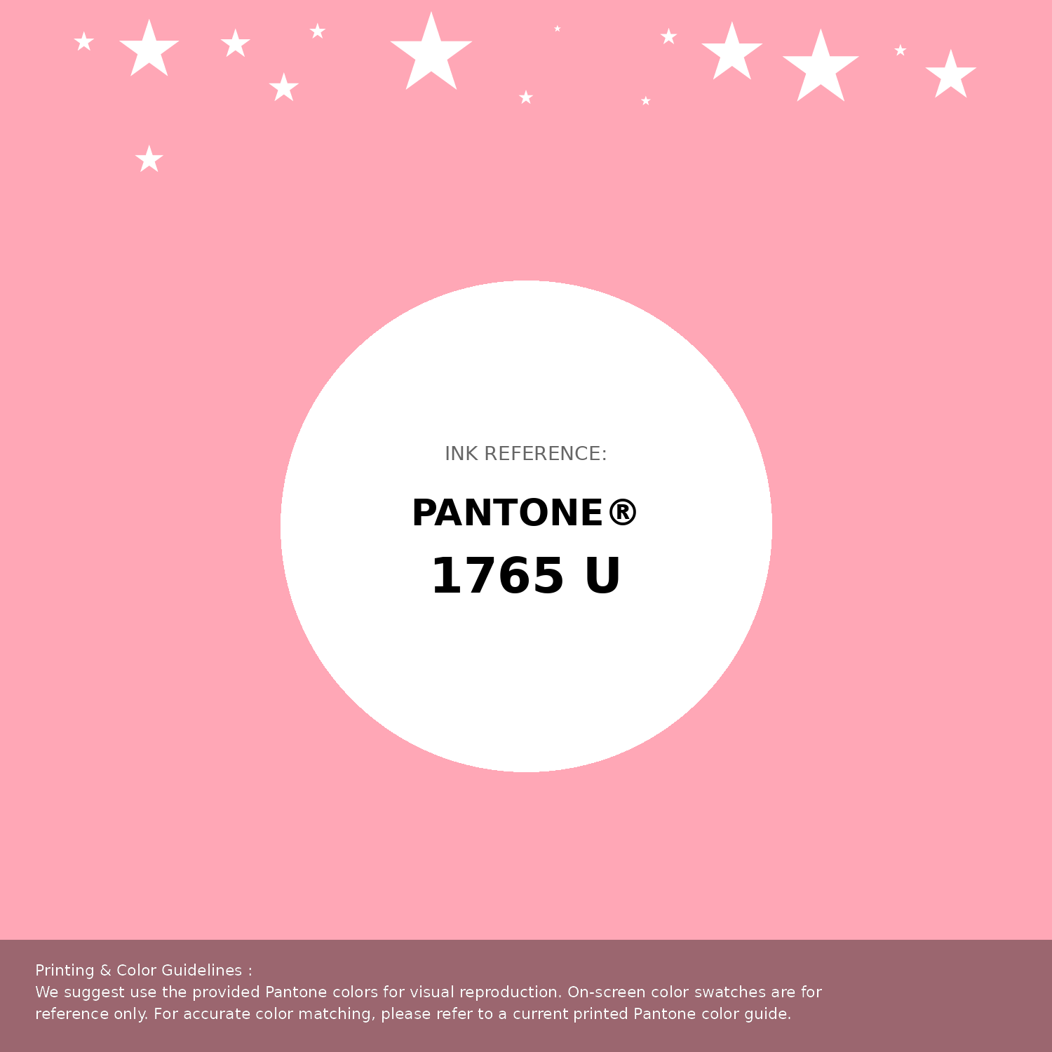 Beautiful Pantone swatch artwork featuring Pantone 1765 U Color | Hex color Code #ffa7b6. Professional color swatch design perfect for designers and color enthusiasts. #pantone #colorswatch #designresource #ffa7b6