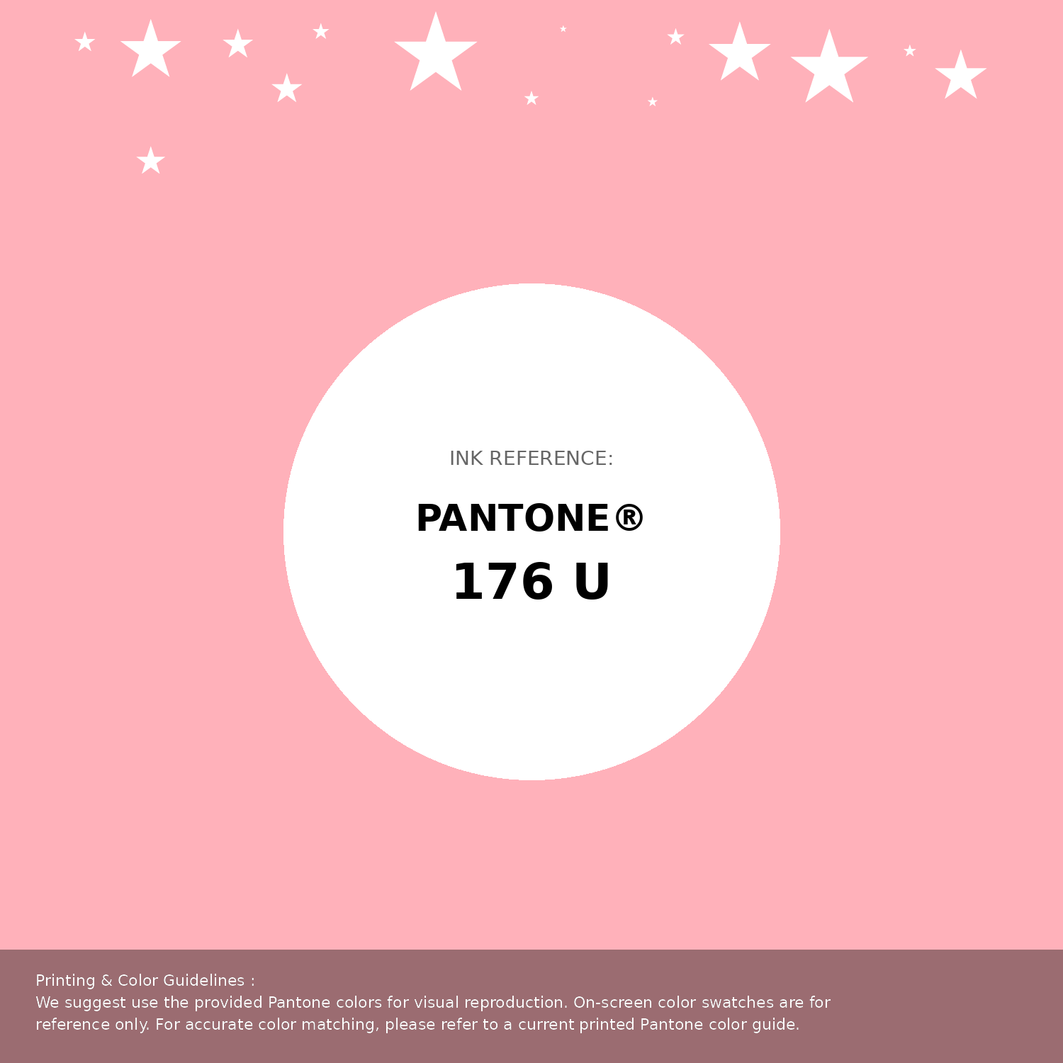 Beautiful Pantone swatch artwork featuring Pantone 176 U Color | Hex color Code #ffb1ba. Professional color swatch design perfect for designers and color enthusiasts. #pantone #colorswatch #designresource #ffb1ba