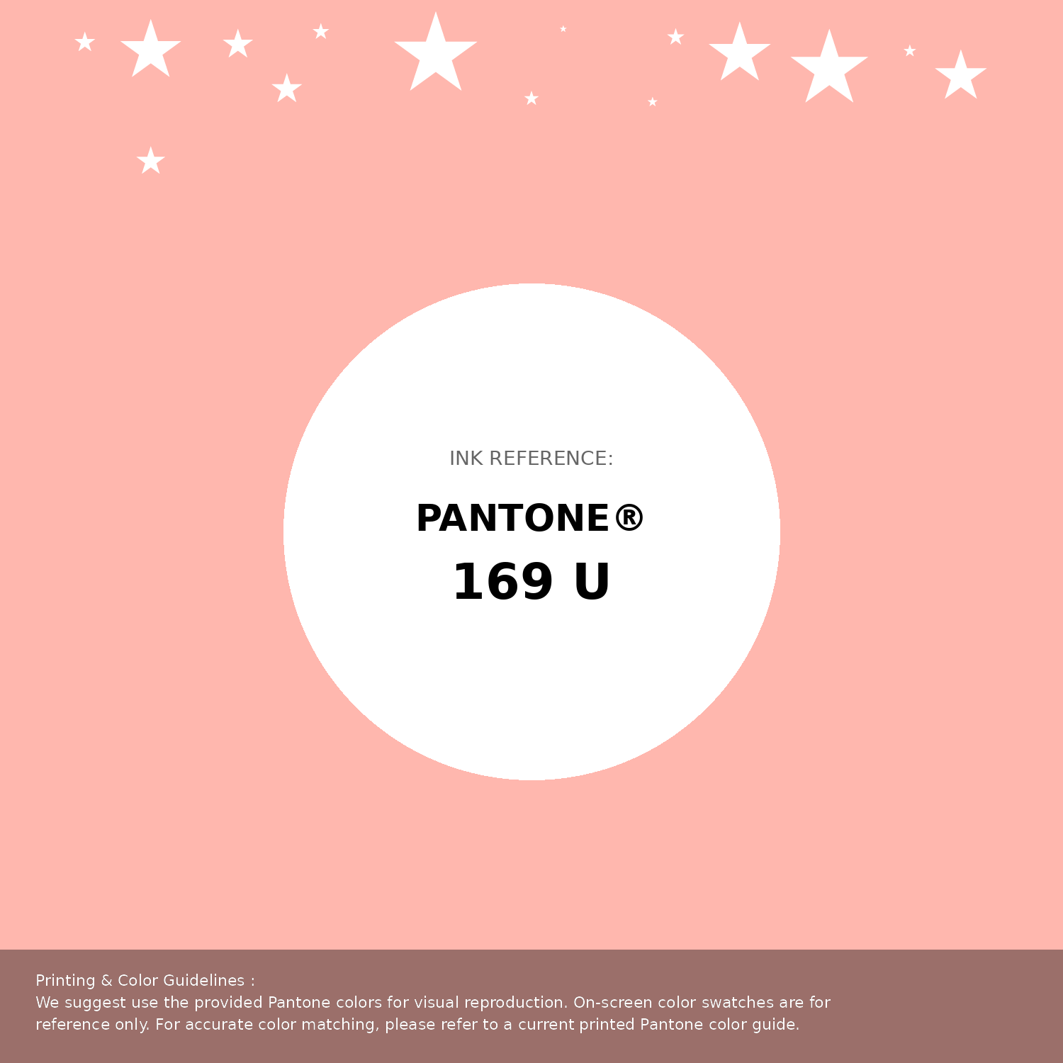 Beautiful Pantone swatch artwork featuring Pantone 169 U Color | Hex color Code #ffb7ae. Professional color swatch design perfect for designers and color enthusiasts. #pantone #colorswatch #designresource #ffb7ae