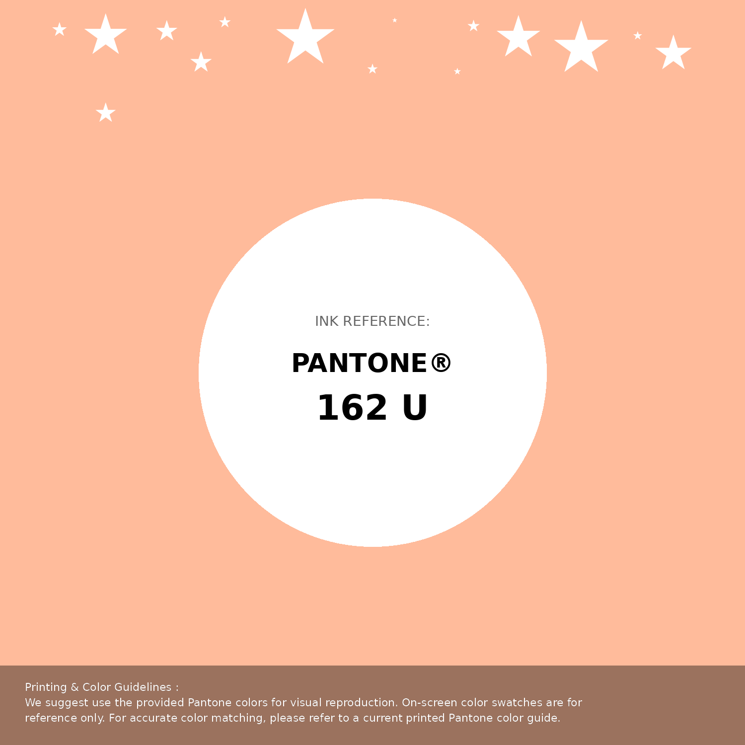 Beautiful Pantone swatch artwork featuring Pantone 162 U Color | Hex color Code #ffbb9b. Professional color swatch design perfect for designers and color enthusiasts. #pantone #colorswatch #designresource #ffbb9b