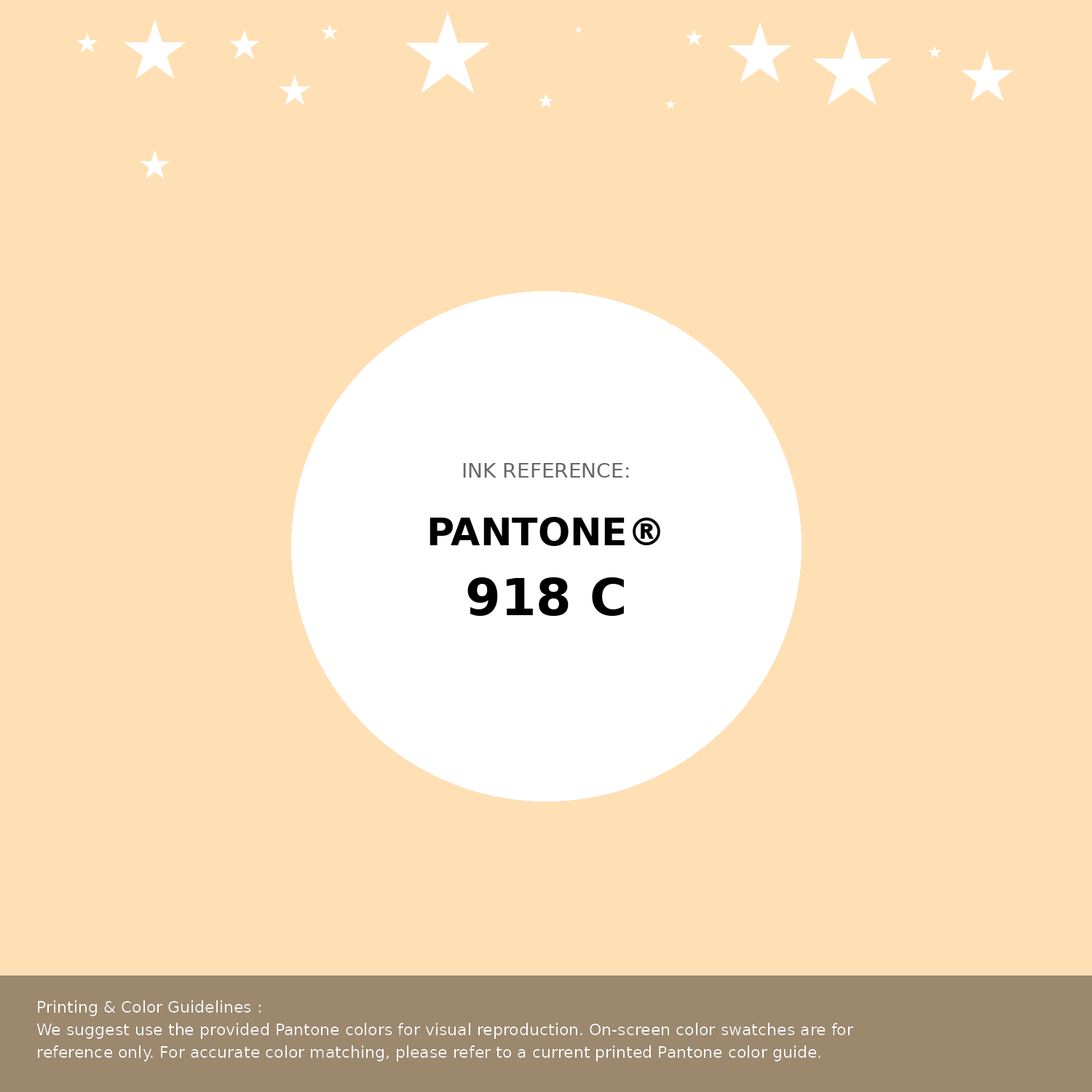 Beautiful Pantone swatch artwork featuring Pantone 918 C Color | Hex color Code #ffdfb4. Professional color swatch design perfect for designers and color enthusiasts. #pantone #colorswatch #designresource #ffdfb4