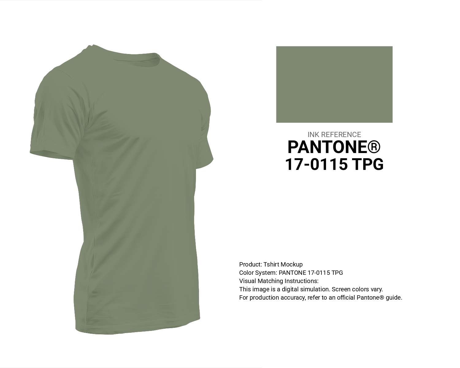 Hex Color #808a73 | Printing Match PANTONE 17-0115 TPG | Color ...