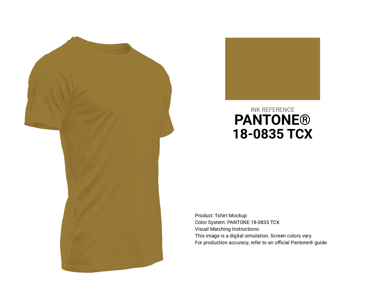 Dried Tobacco | Printing Match PANTONE 18-0835 TCX | Color conversion CMYK  | Hsl