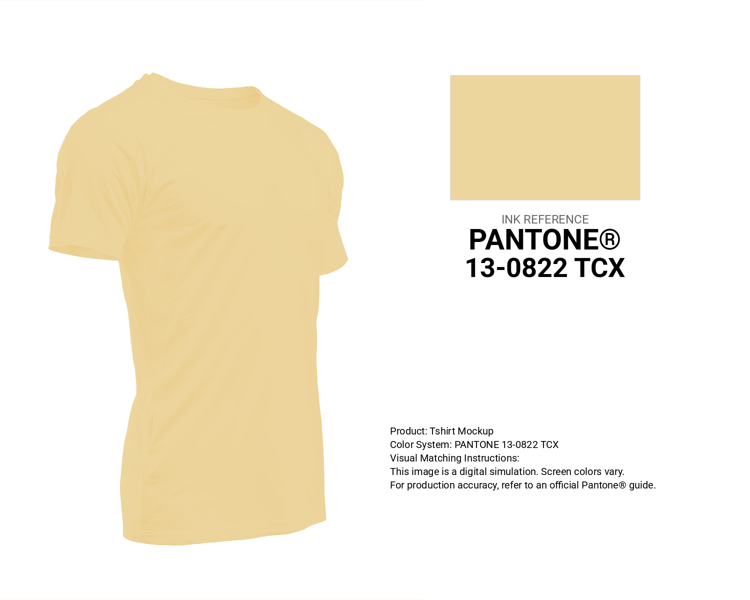 Sunlight | Printing Match PANTONE 13-0822 TCX | Color conversion CMYK ...