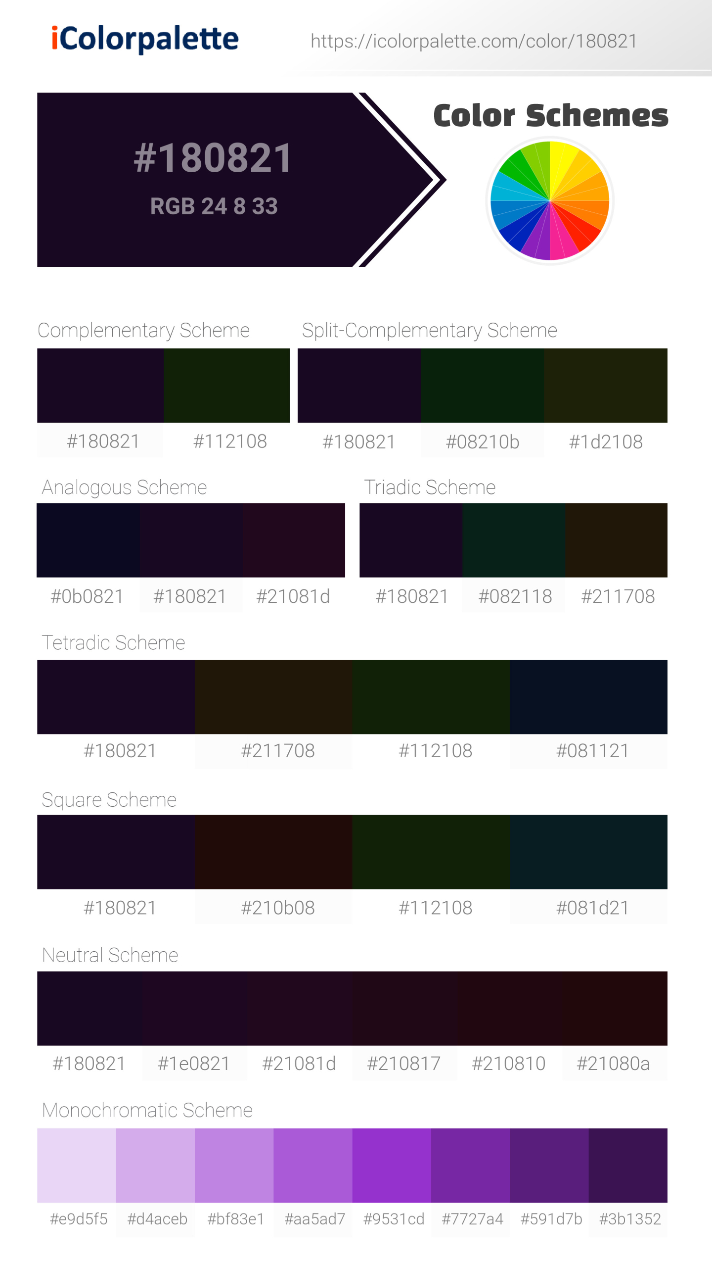 #180821 Color Schemes Image