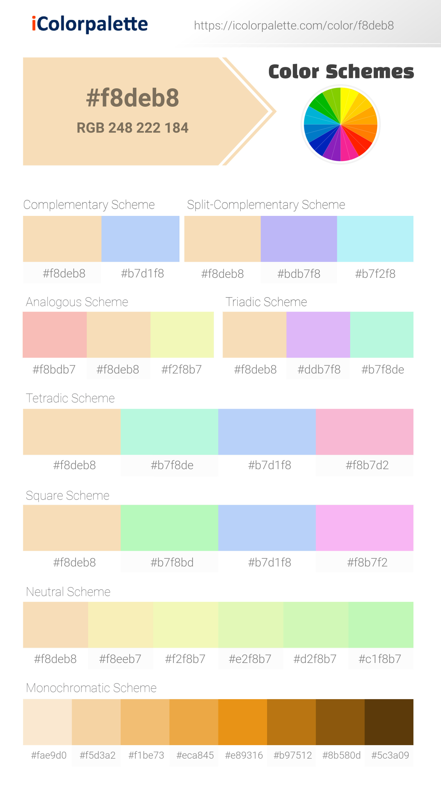 Pastry Information Hsl Rgb Pantone