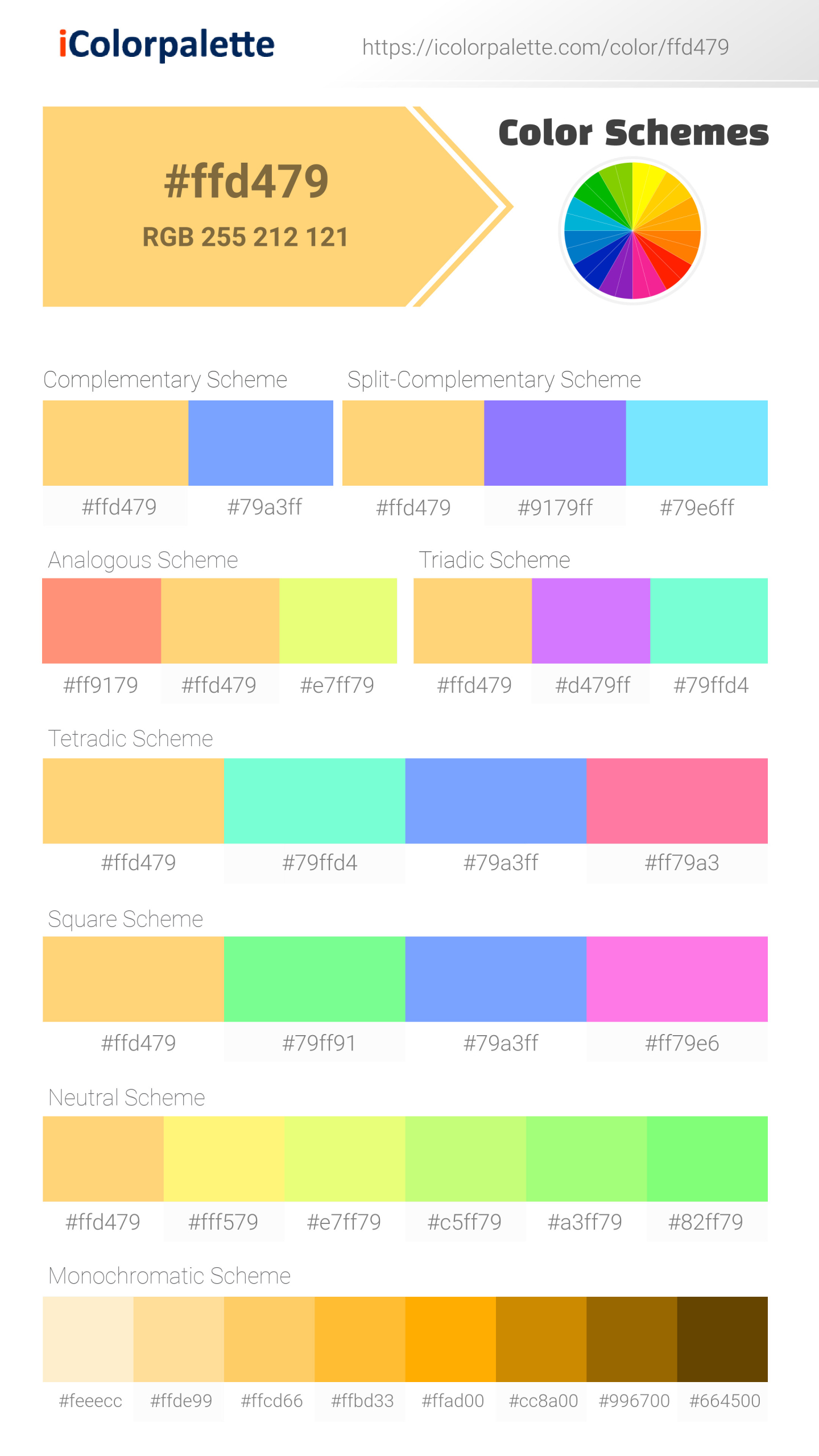 Cantaloupe Color | ffd479 information | Hsl | Rgb | Pantone