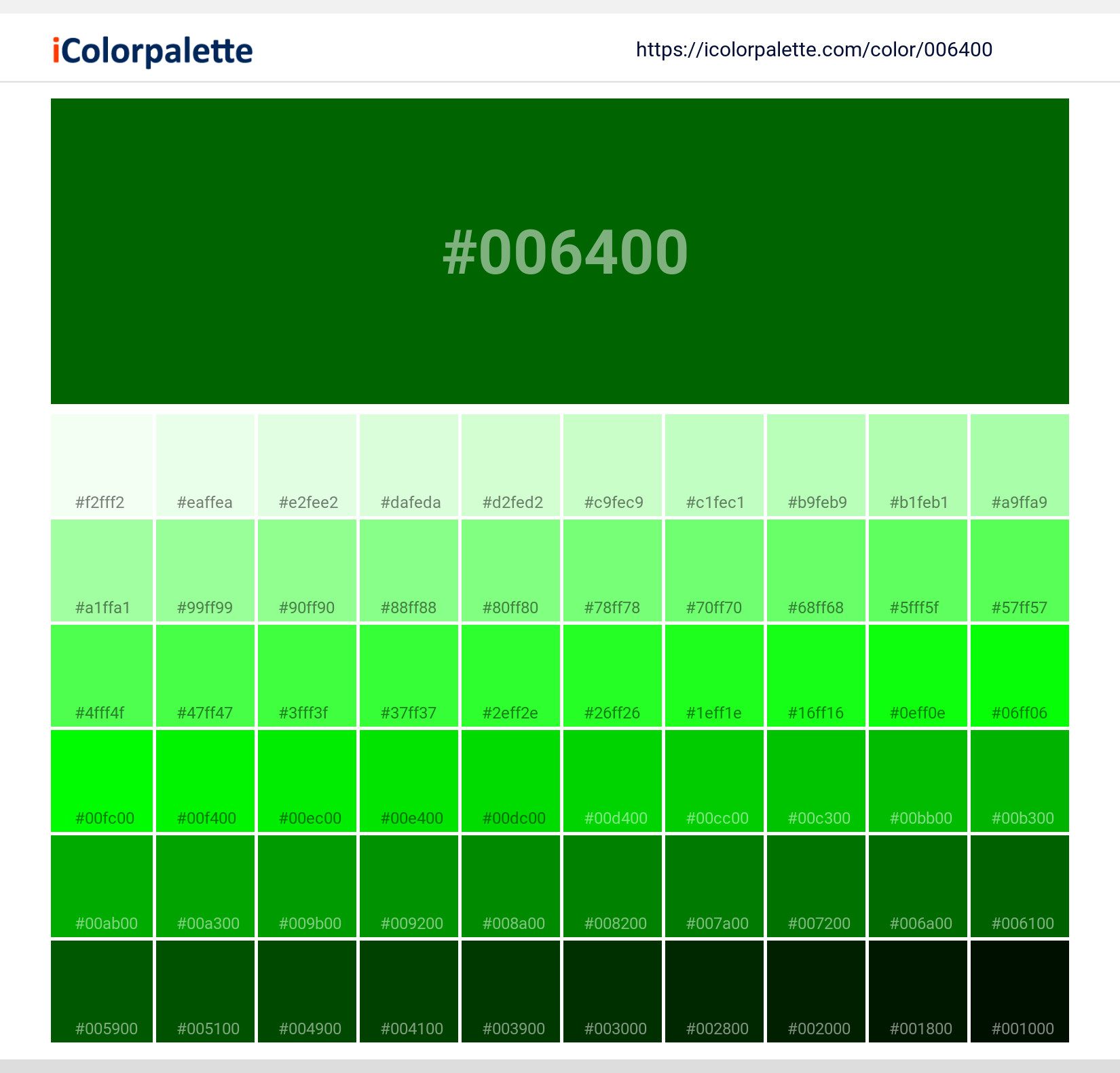 About Light Green - Color codes, similar colors and paints 