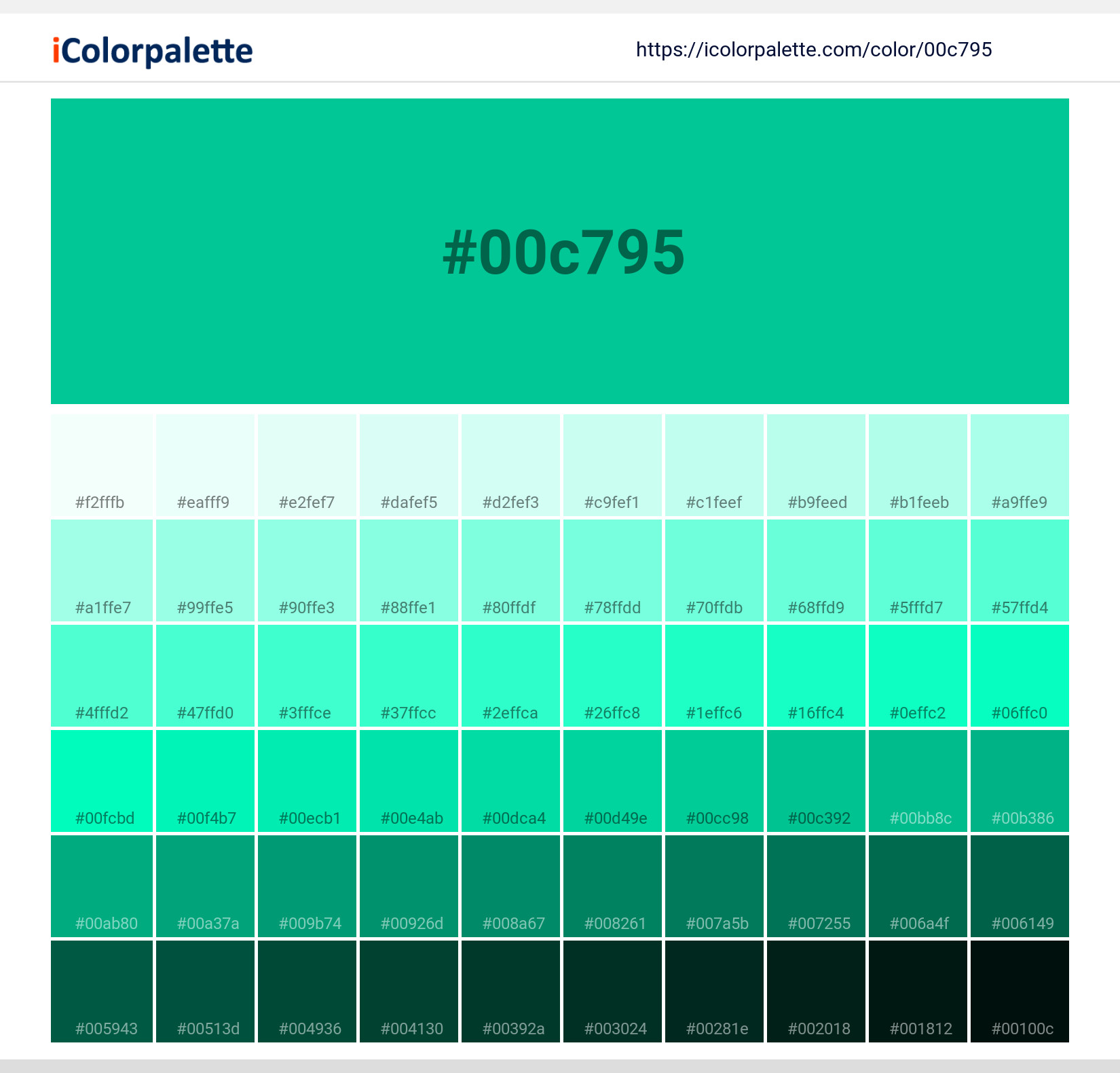 #00c795 Solid Color Image
