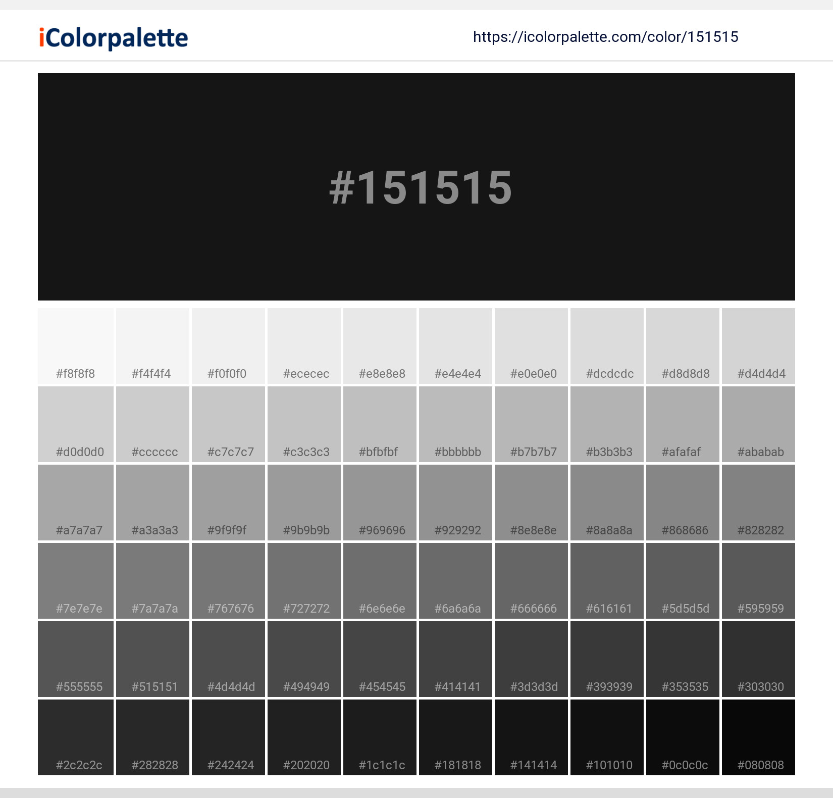 Matte Black Color, Codes and Facts – HTML Color Codes