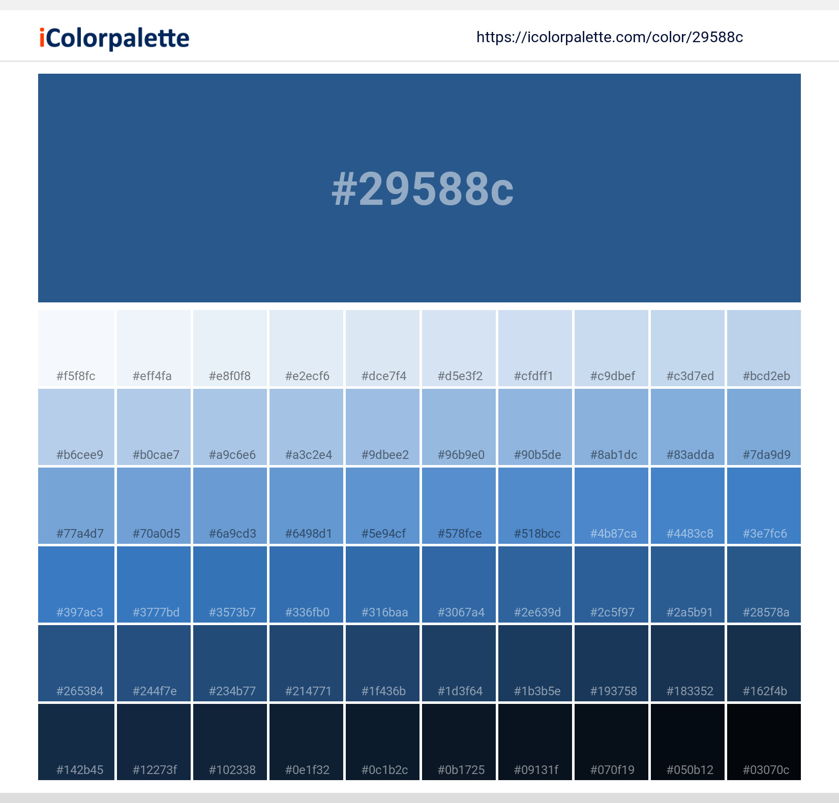 #29588c Solid Color Image