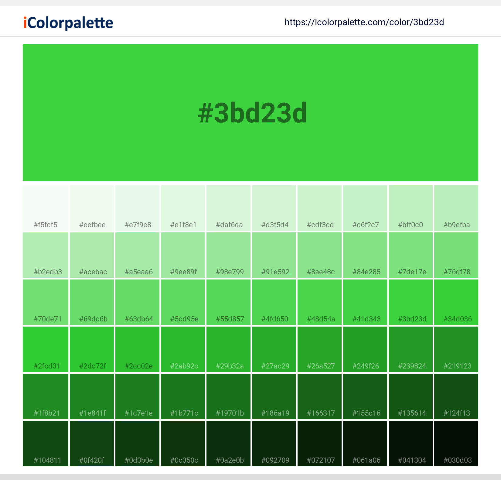 #3bd23d Solid Color Image