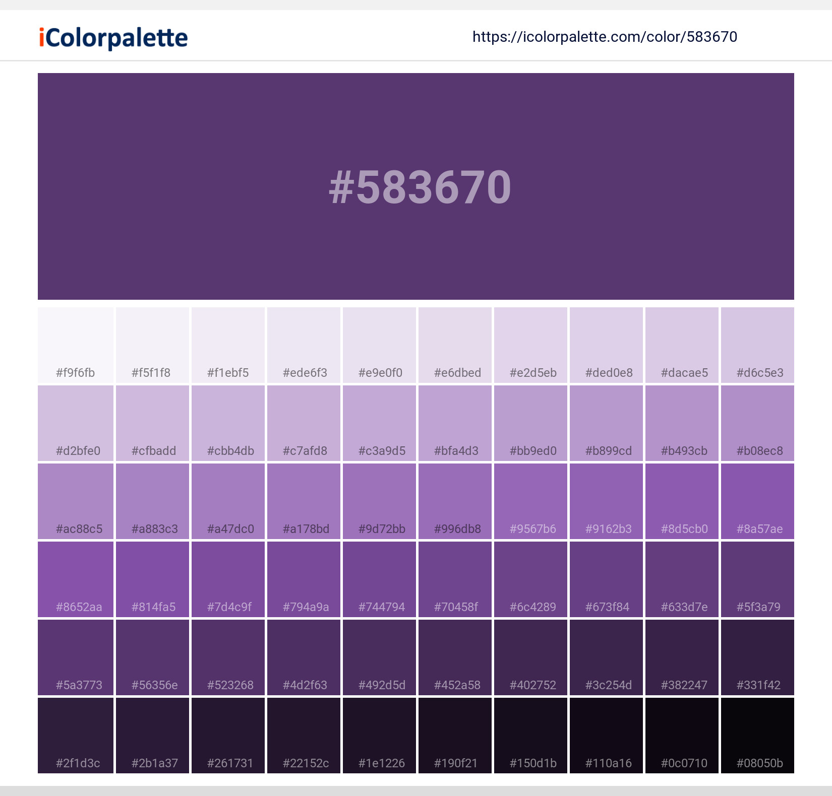 Tillandsia Purple ( similar ) Color | 583670 information | Hsl 