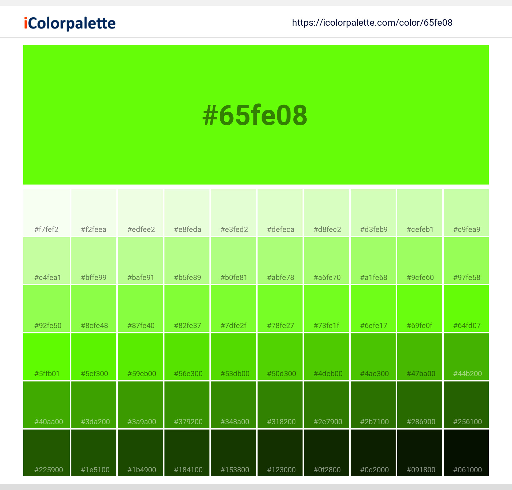 65fe08 Color Shades 