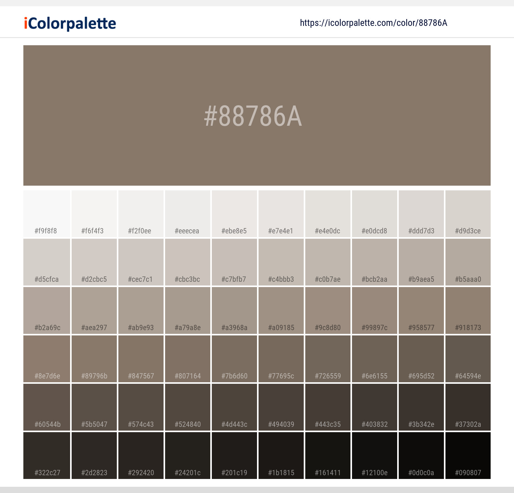 Minimalist Gray And Taupe Color Palette with Best Design