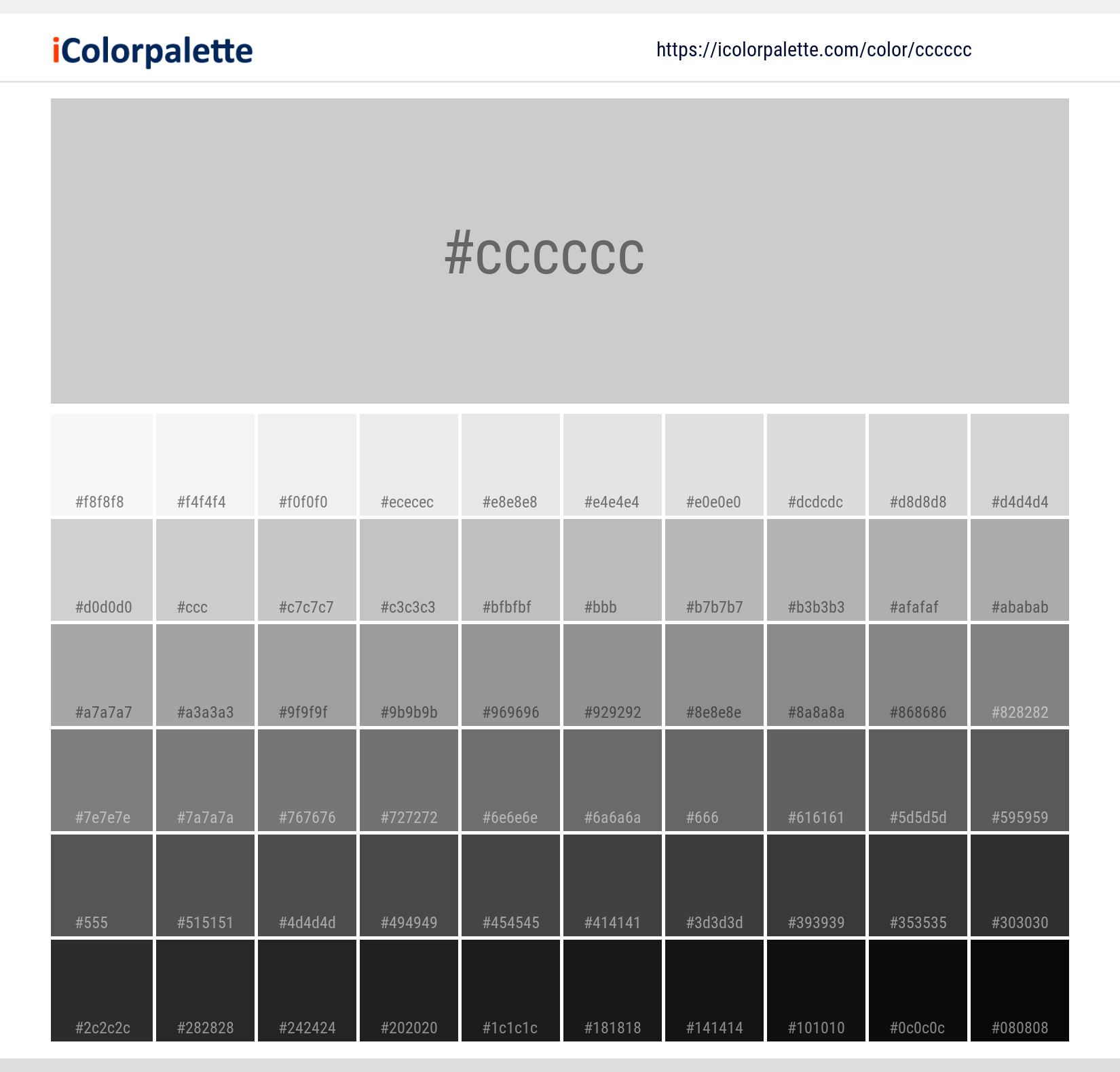 #cccccc Solid Color Image