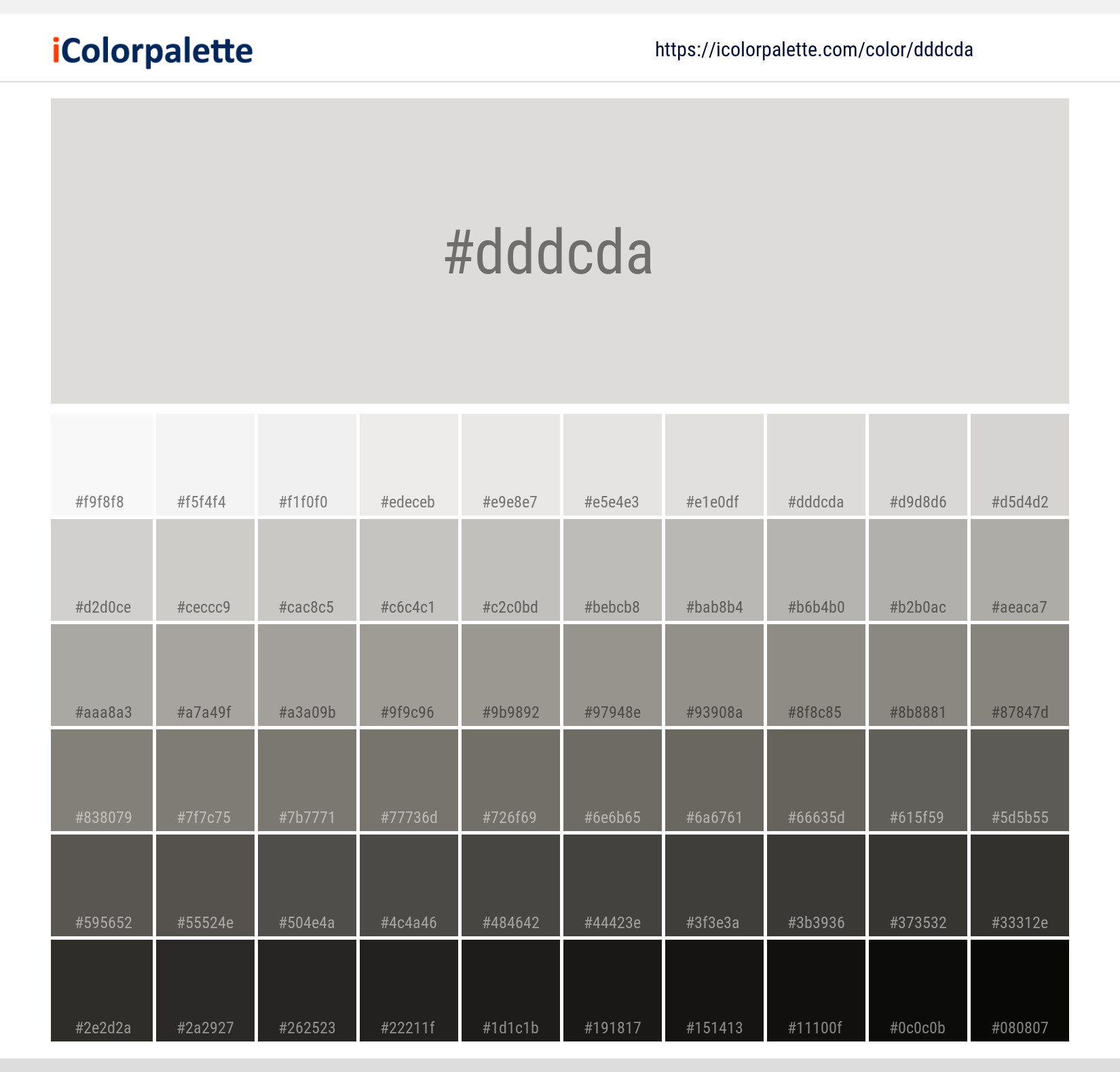 #dddcda Solid Color Image