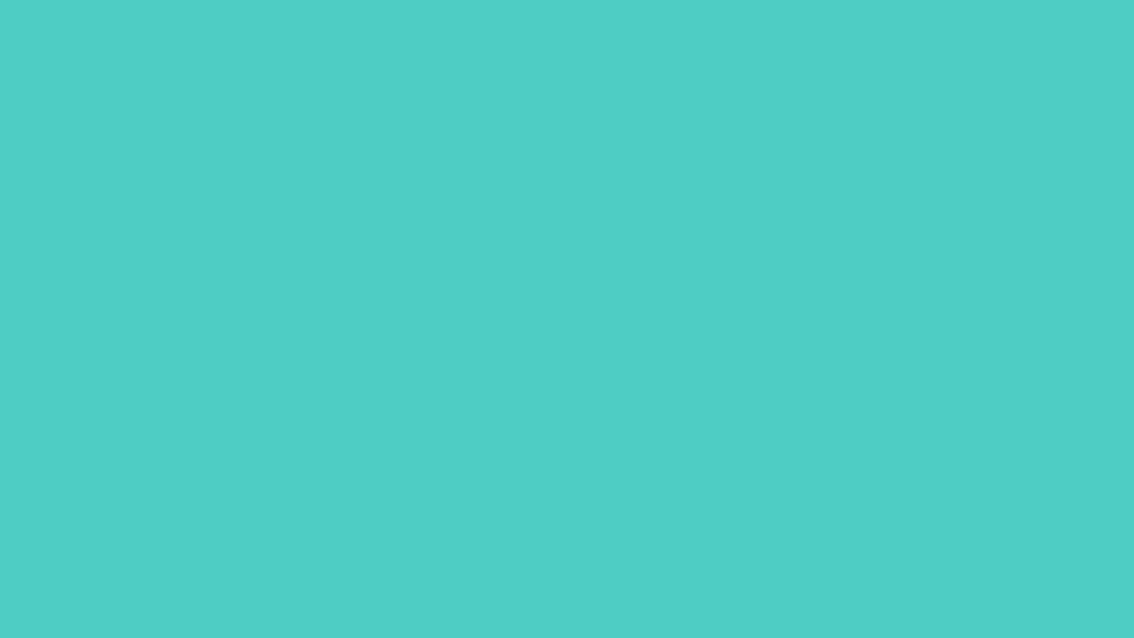 Download a free high-resolution solid color background image of  Peppy Peacock (similar) Color | Hex 4ecdc4. Ideal for wallpapers, presentations, and digital art. #solidcolor #backgroundimage #color #4ecdc4