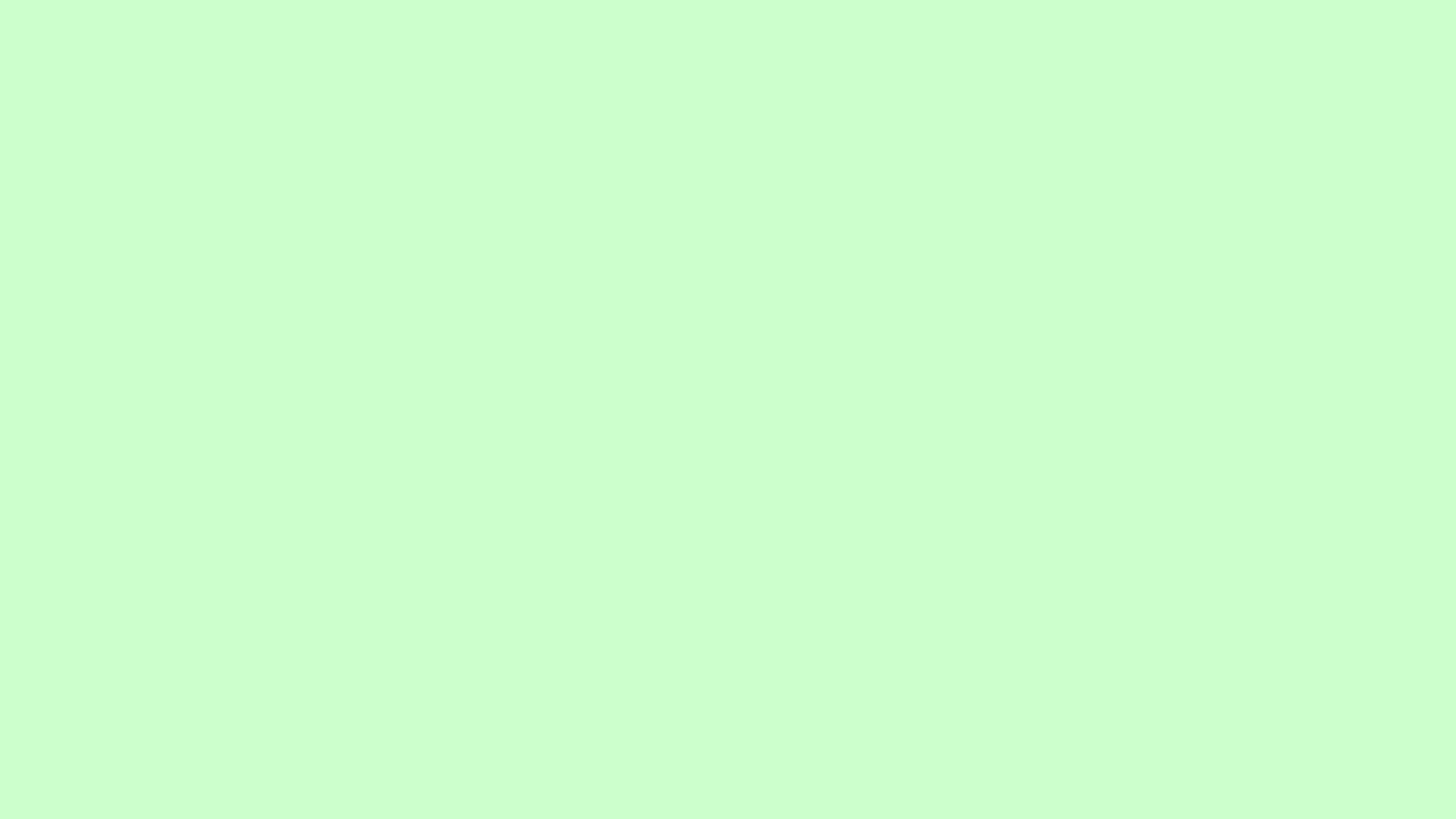 Download a free high-resolution solid color background image of  Distilled Moss Color | Hex ccffcc. Ideal for wallpapers, presentations, and digital art. #solidcolor #backgroundimage #color #ccffcc