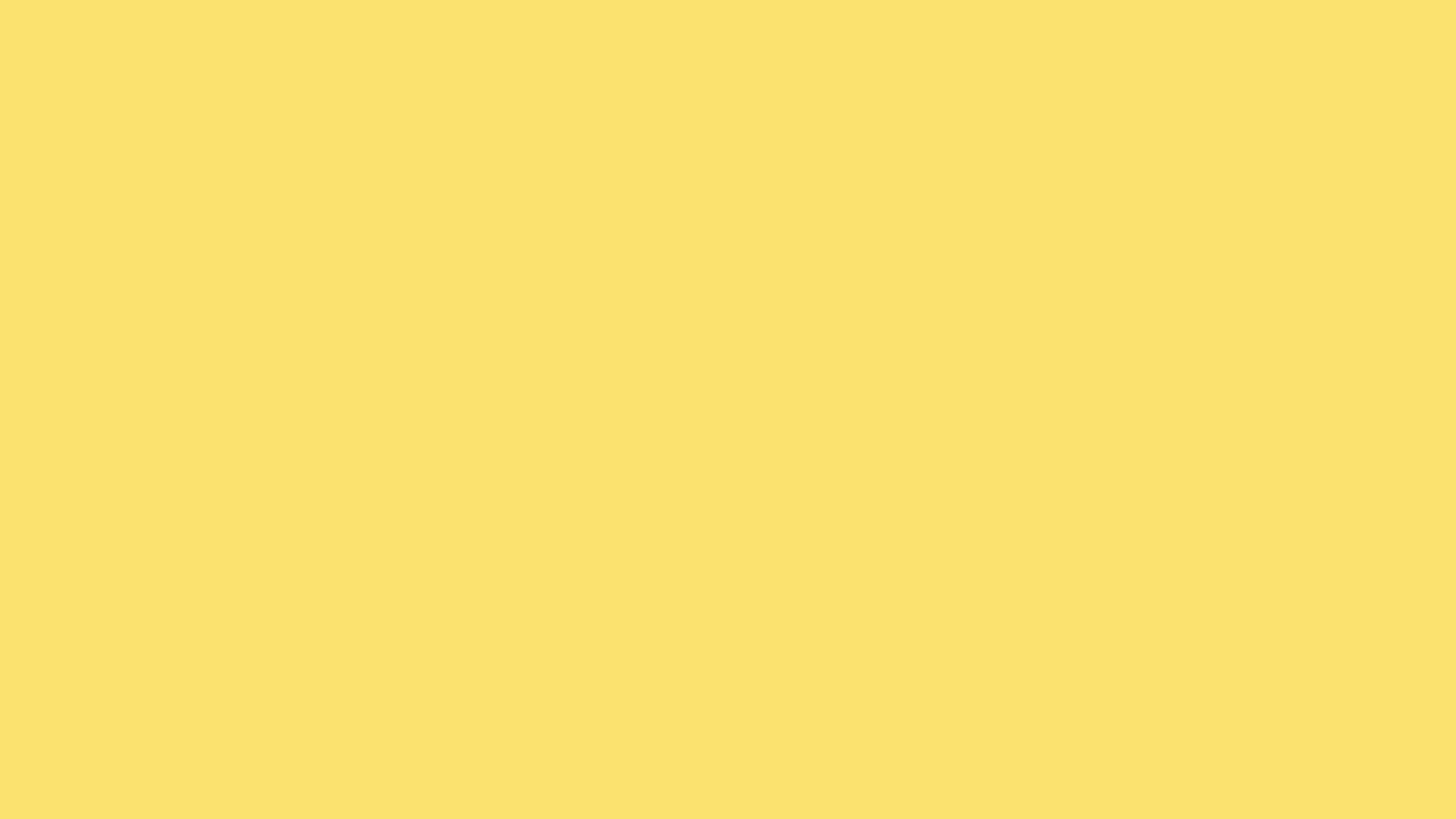 #fbe26f Solid Color Image