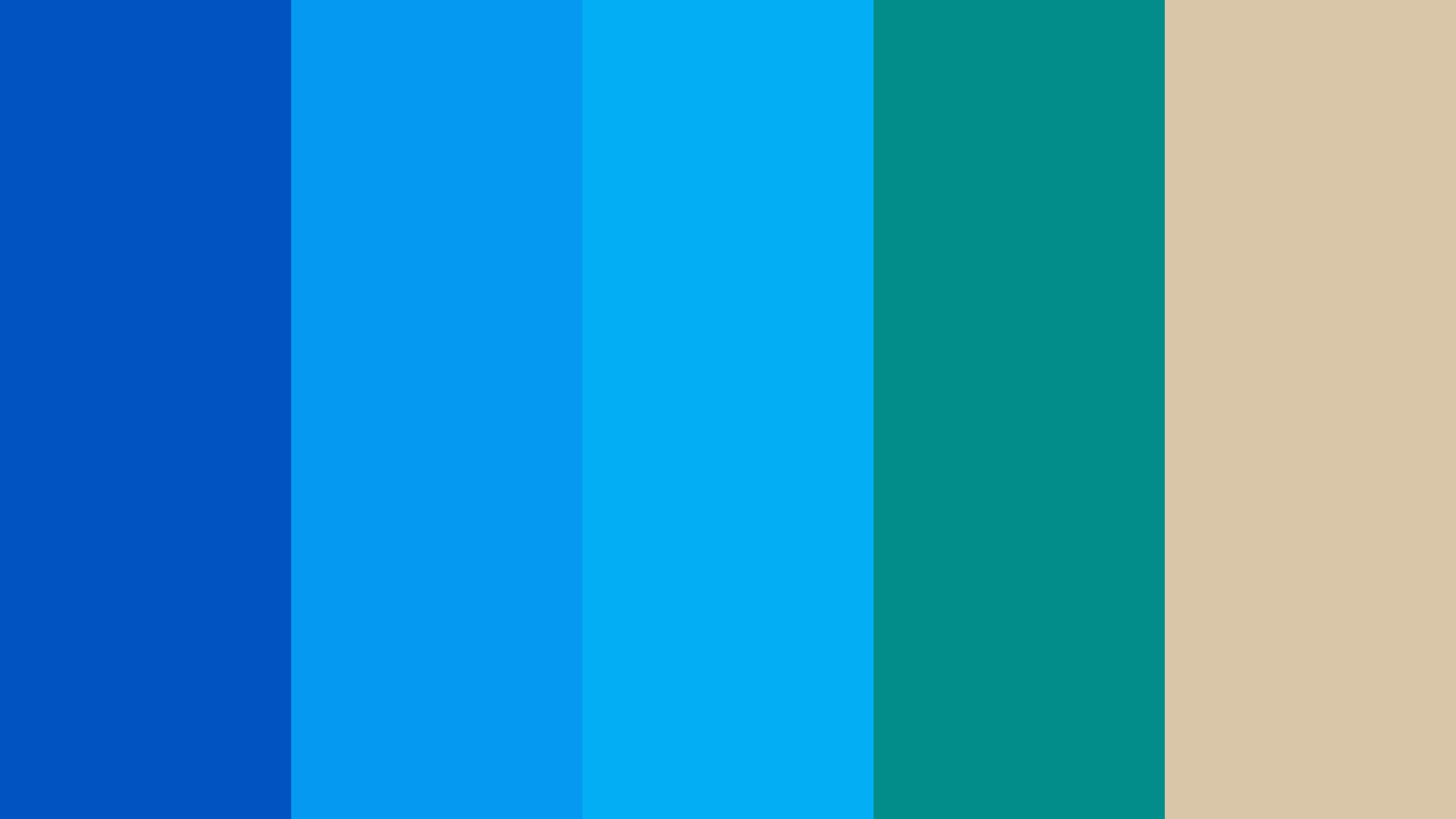 Color Palette With Five Shade Azure Radiance Cerulean Cyan Aqua Cyan Aqua  Cyan Aqua
