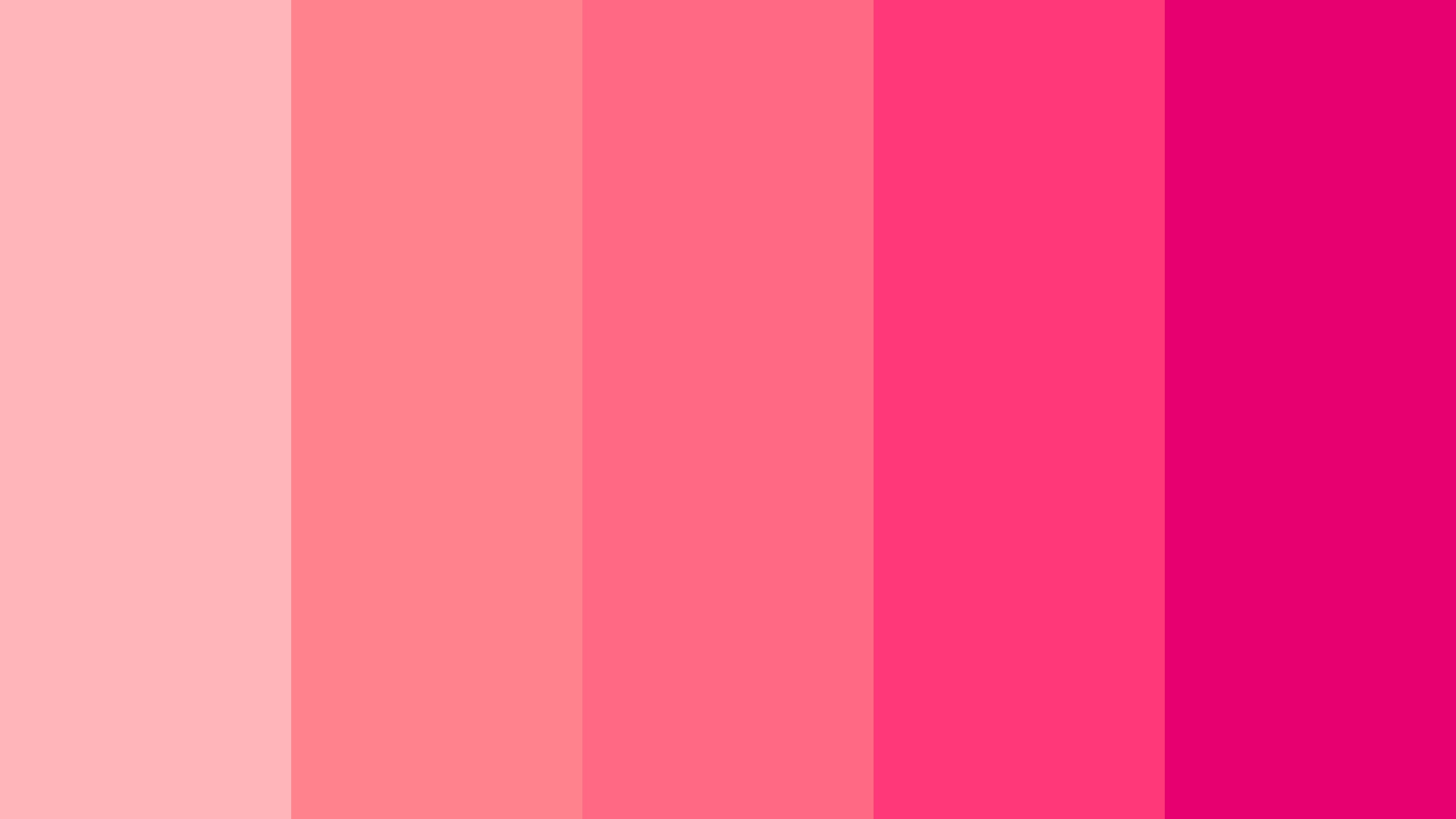 Sundown – Geraldine – Brink Pink – Radical Red – Rose Color scheme ...