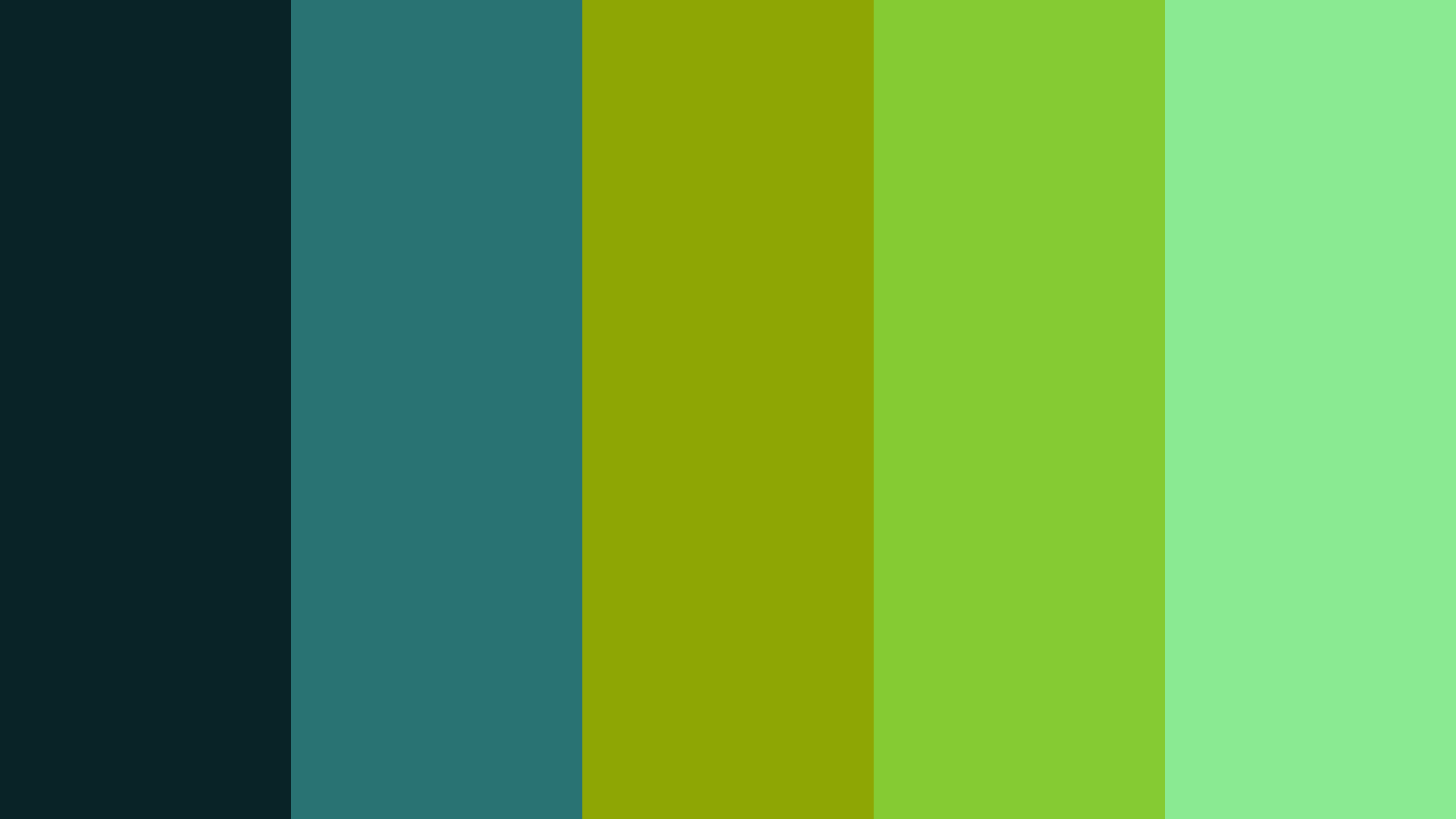 Firefly – Paradiso – Limeade – Atlantis – Pastel Green Color scheme ...